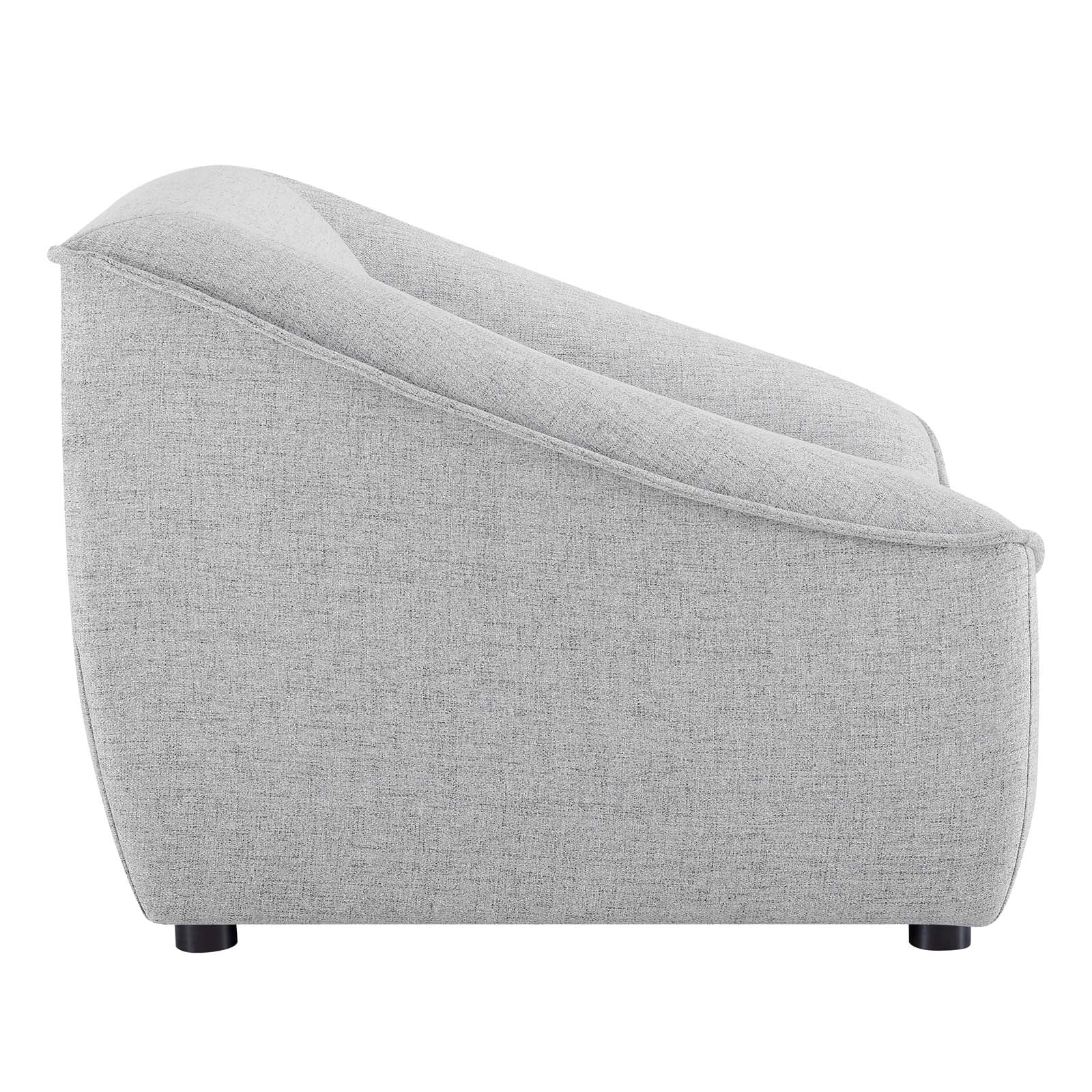 Modway Living Room Sets - Comprise-4-Piece-Living-Room-Set-Light-Gray