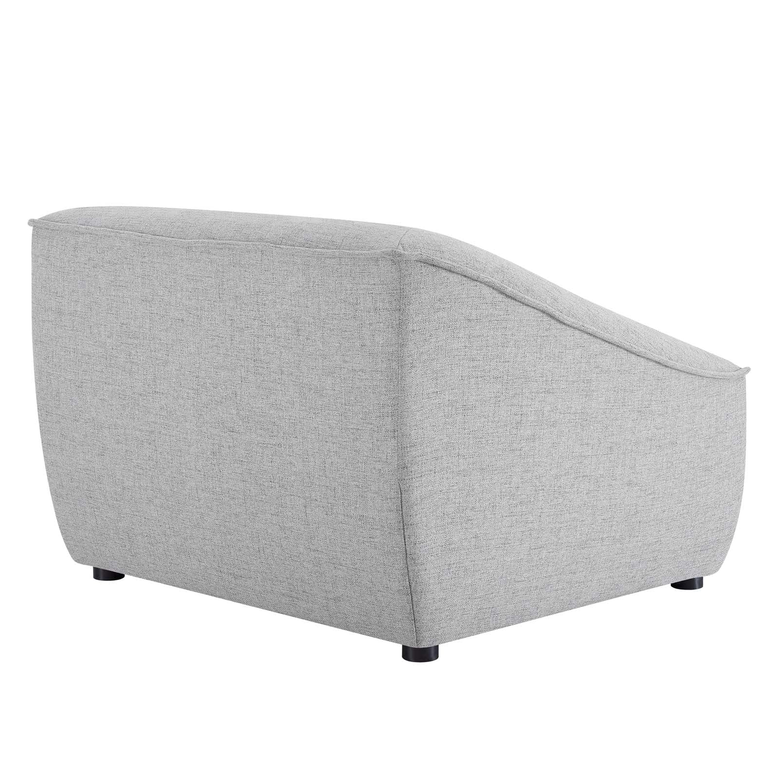 Modway Living Room Sets - Comprise-4-Piece-Living-Room-Set-Light-Gray