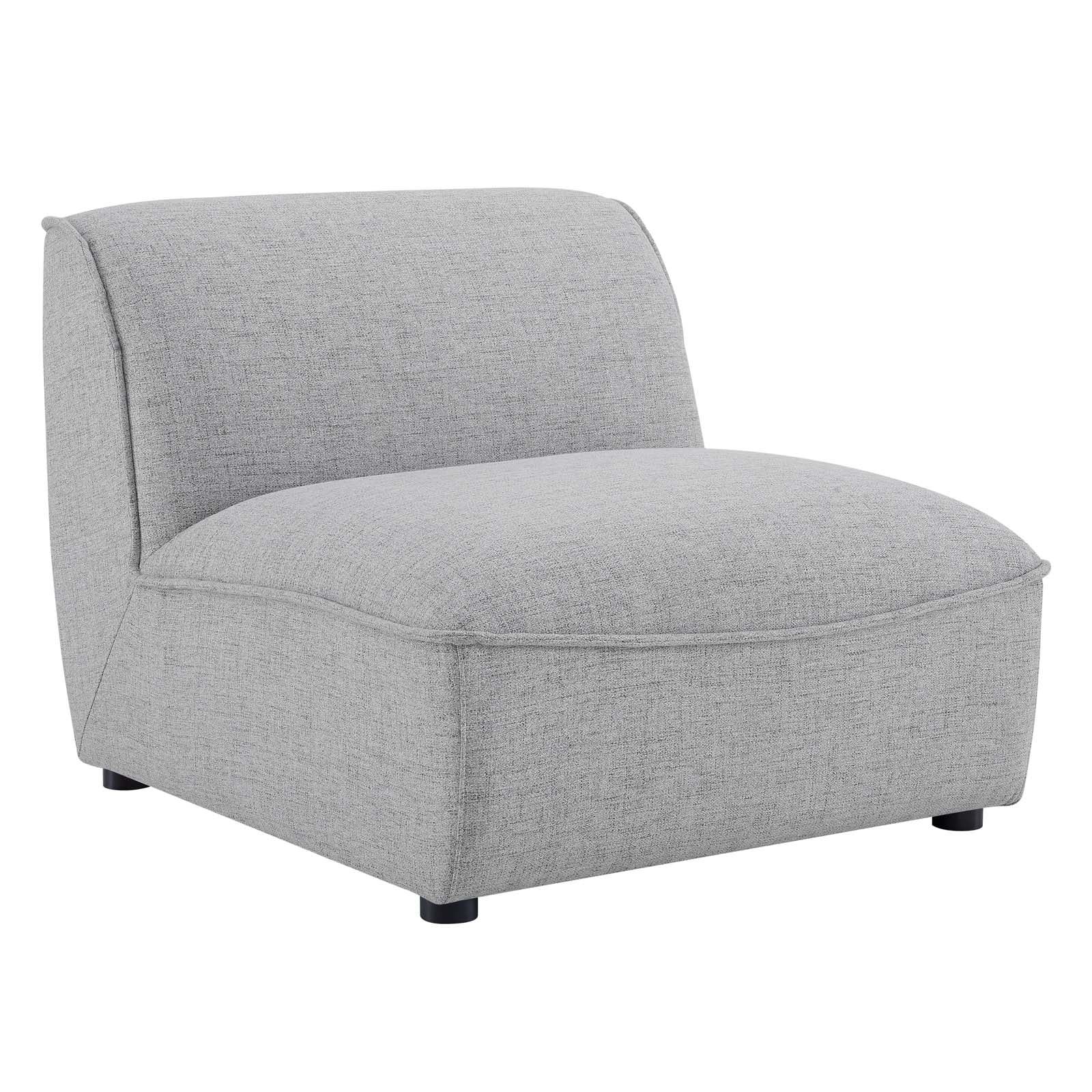 Modway Living Room Sets - Comprise-4-Piece-Living-Room-Set-Light-Gray