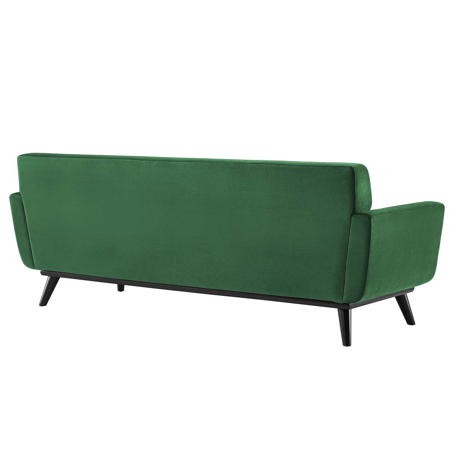 Modway Sofas & Couches - Engage Channel Tufted Performance Velvet Sofa Emerald