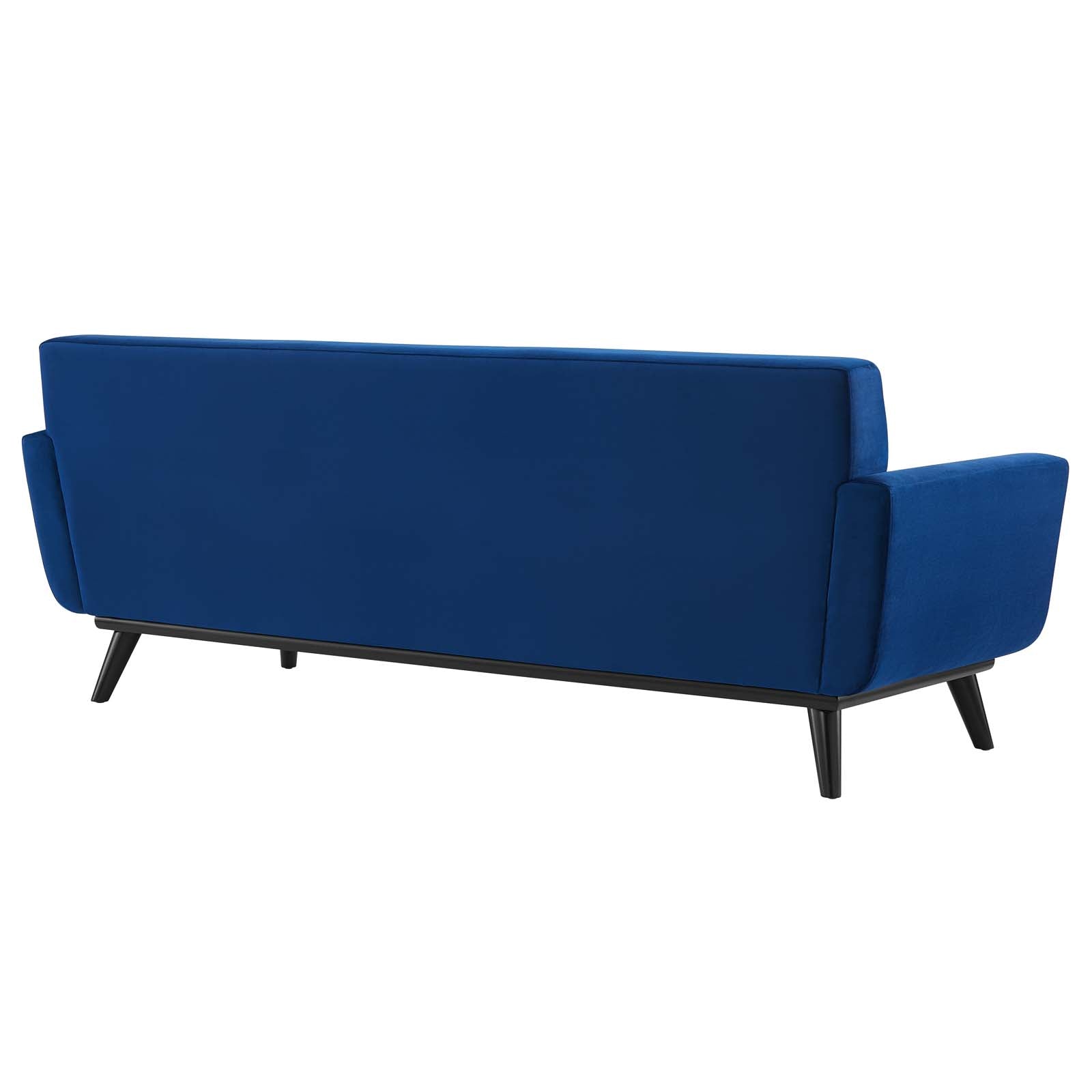 Modway Sofas & Couches - Engage Channel Tufted Performance Velvet Sofa Navy