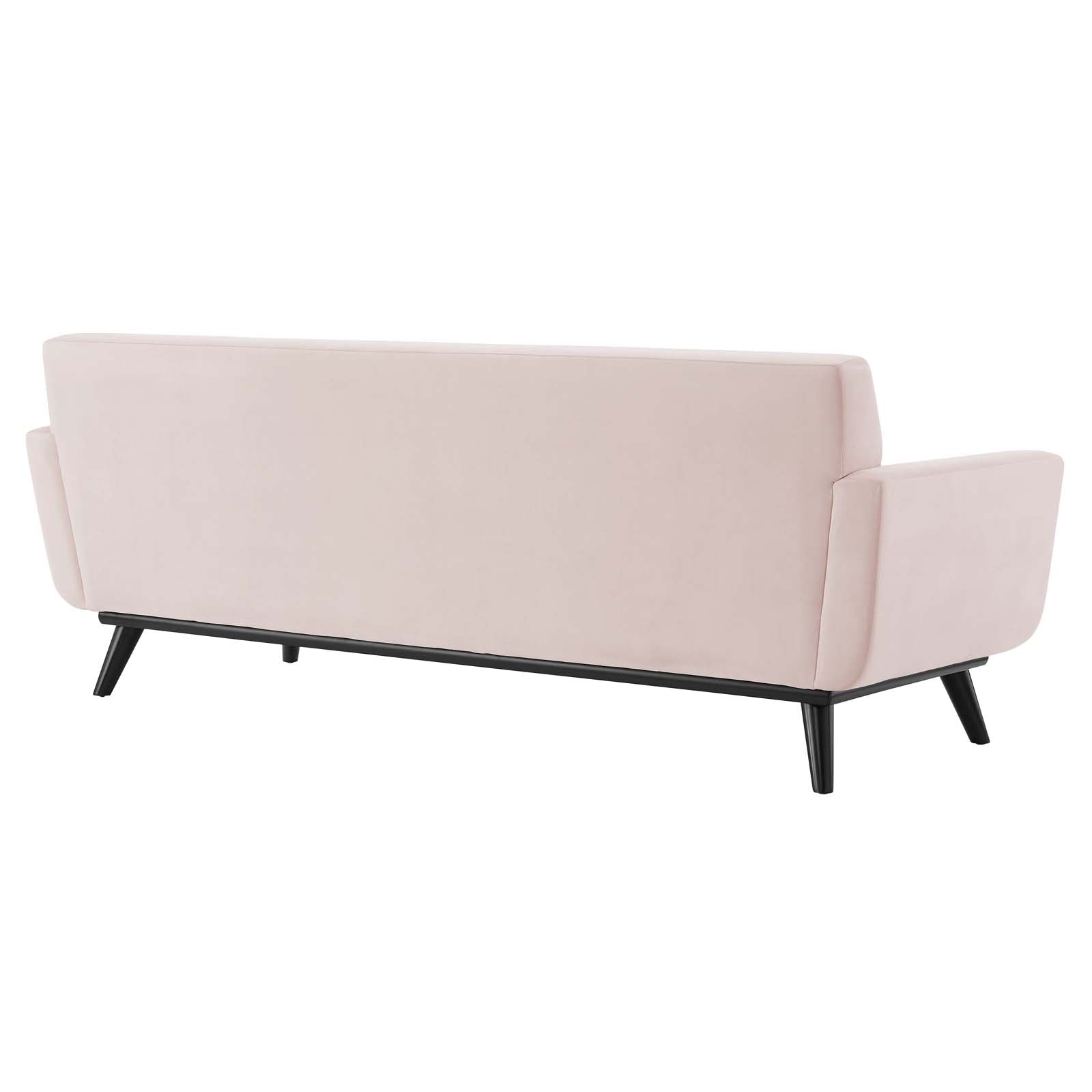 Modway Sofas & Couches - Engage Channel Tufted Performance Velvet Sofa Pink