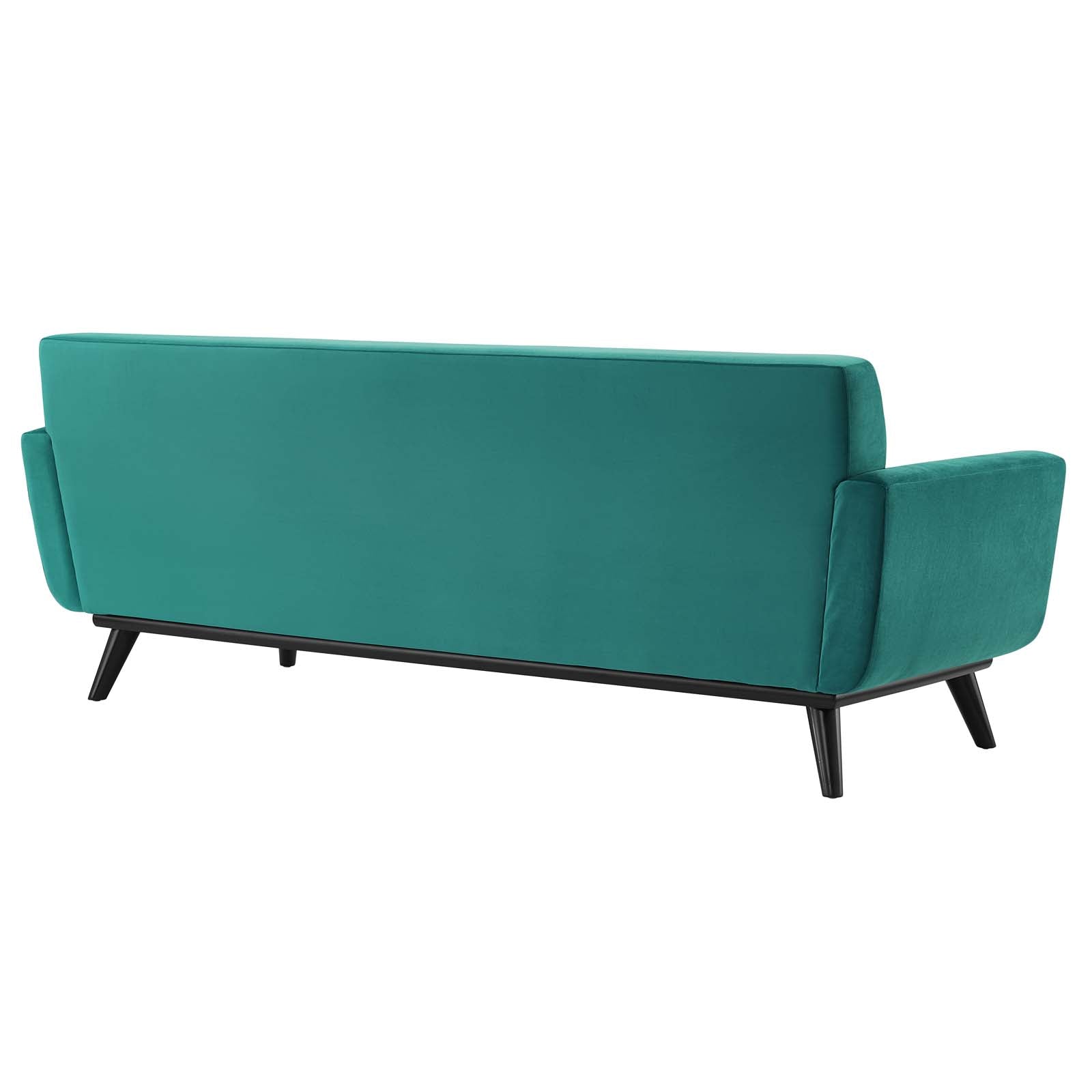 Modway Sofas & Couches - Engage Channel Tufted Performance Velvet Sofa Teal