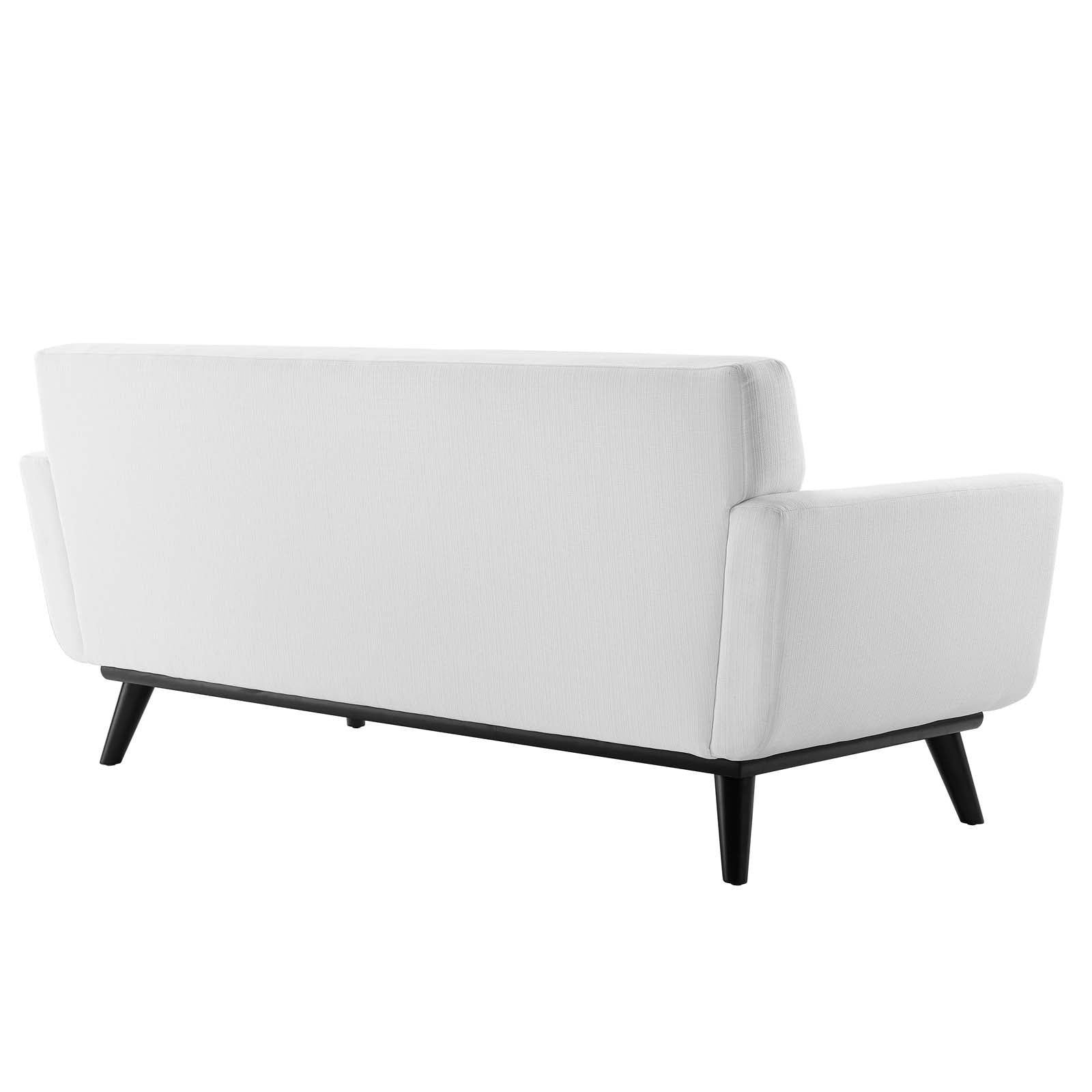 Modway Loveseats - Engage Channel Tufted Fabric Loveseat White