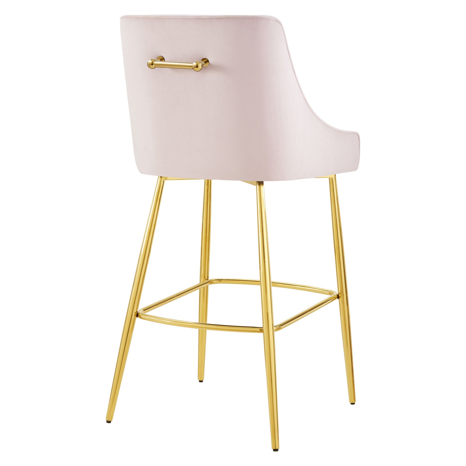Modway Barstools - Discern Performance Velvet Bar Stool Pink