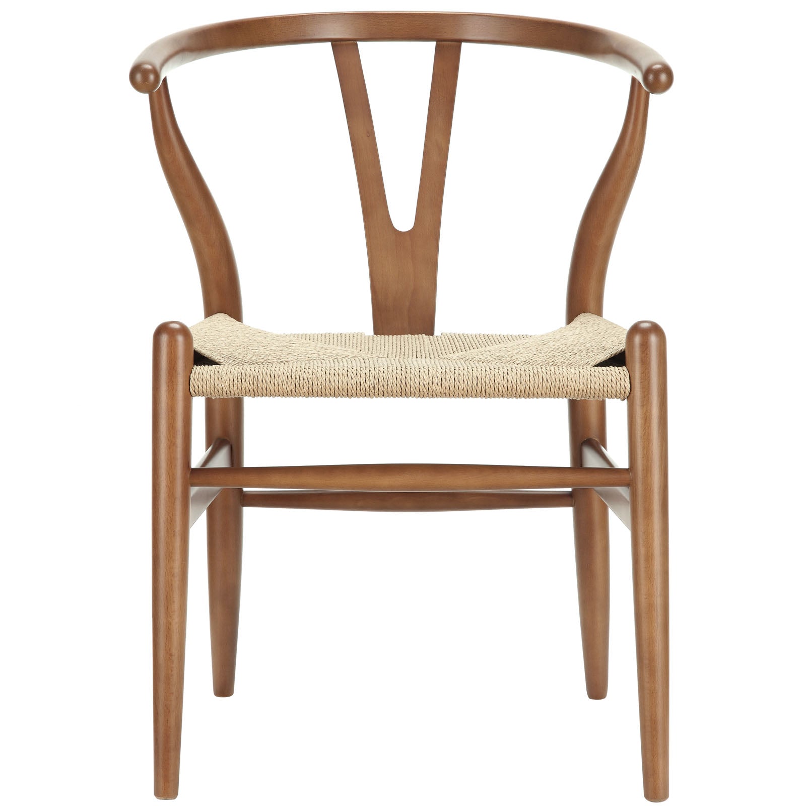 Modway Dining Chairs - Amish Dining Wood Armchair Walnut