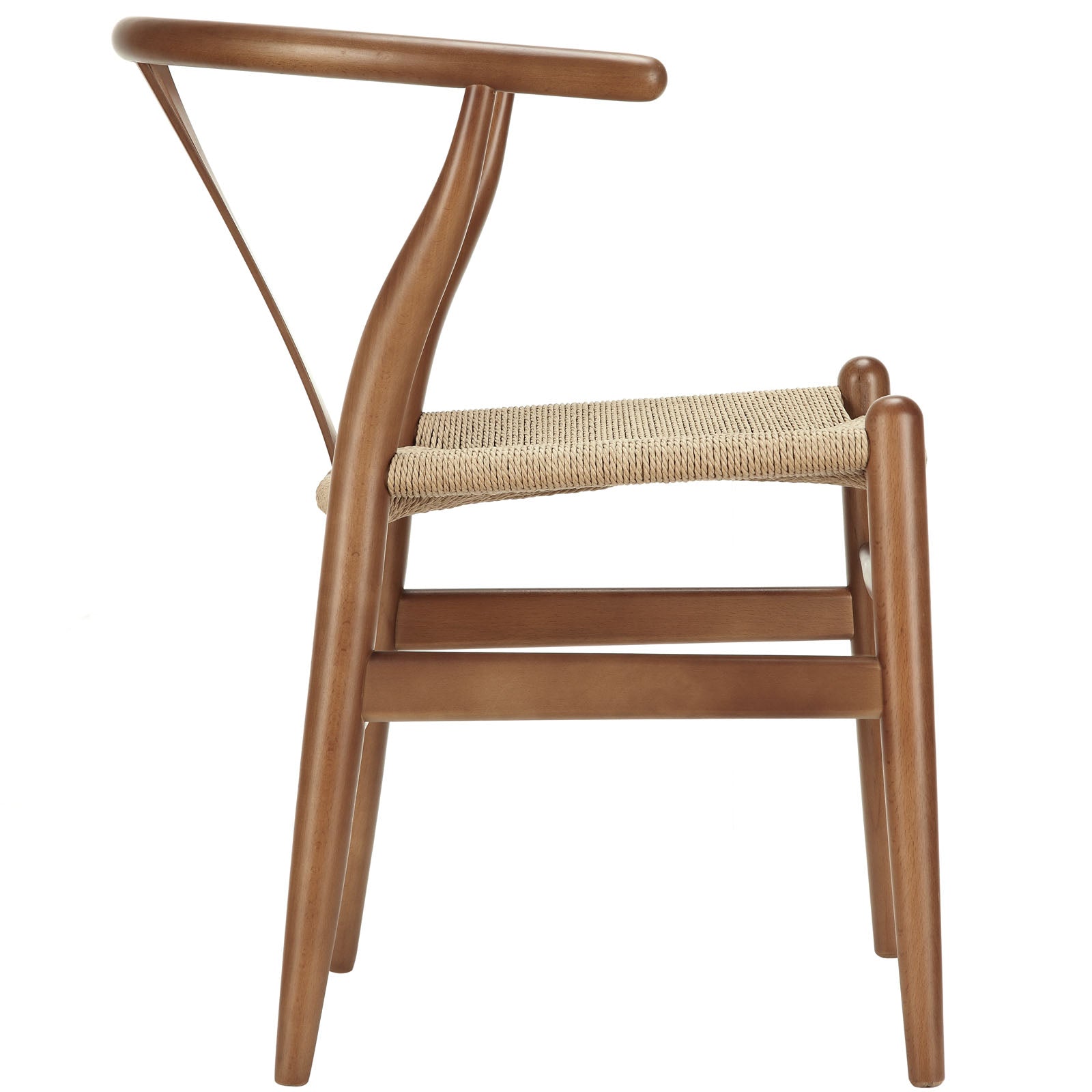 Modway Dining Chairs - Amish Dining Wood Armchair Walnut