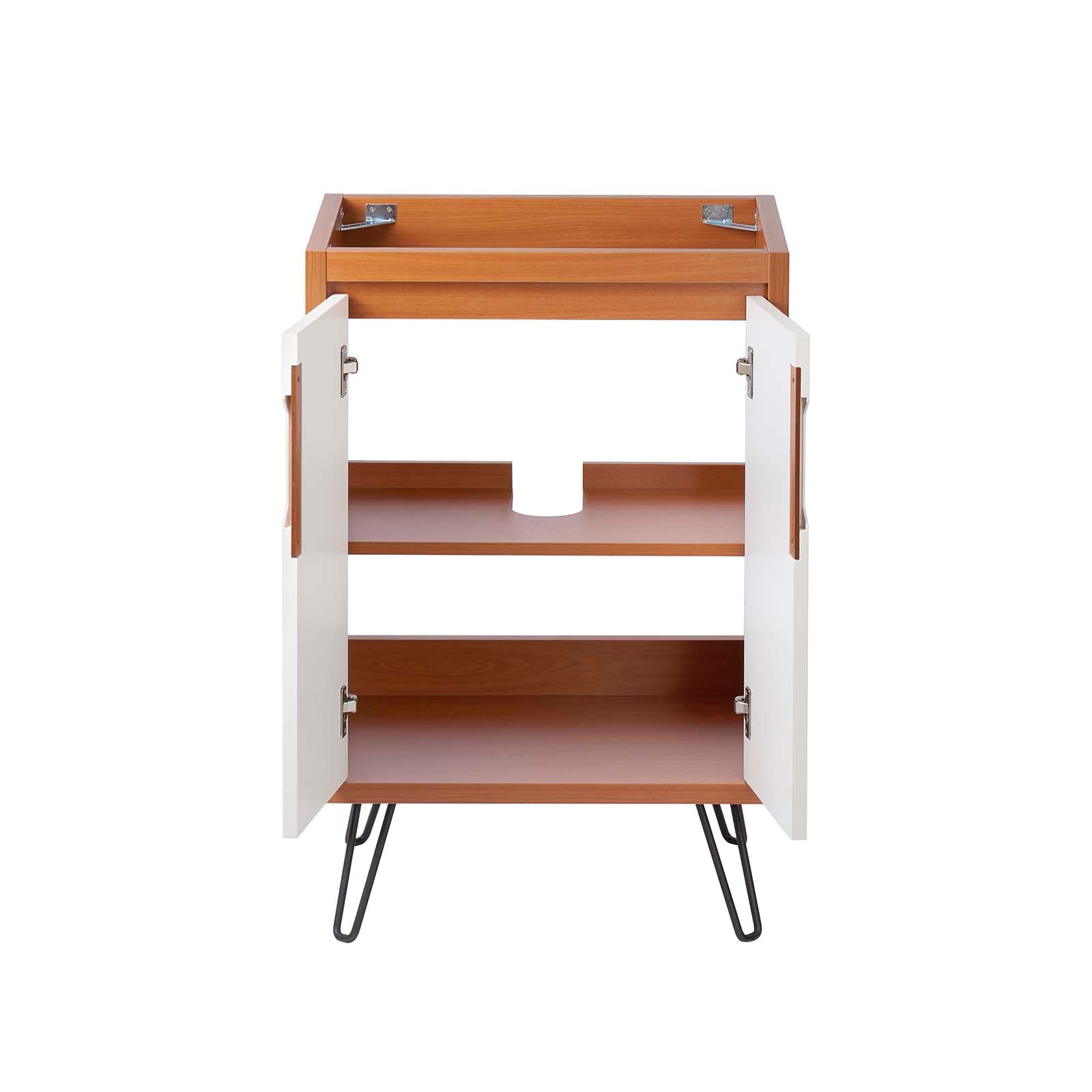 Modway Bathroom Vanity - Energize 24" Bathroom Vanity Cabinet Cherry White