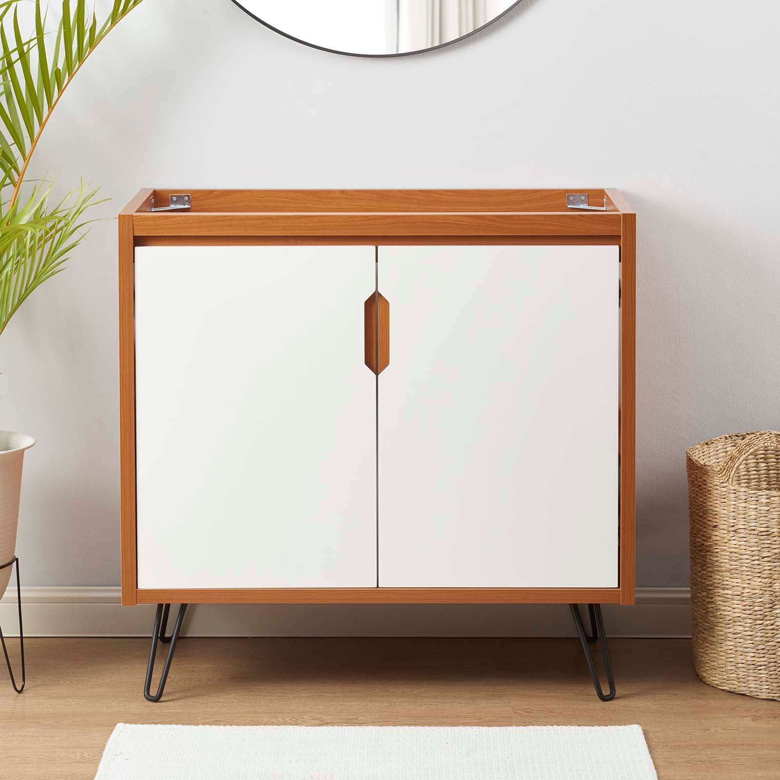 Modway Bathroom Vanity - Energize 36" Bathroom Vanity Cabinet Cherry White
