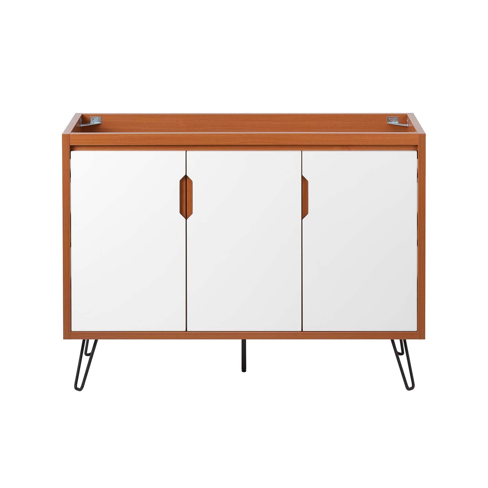 Modway Bathroom Vanity - Energize 48" Bathroom Vanity 34" H Cabinet Cherry White
