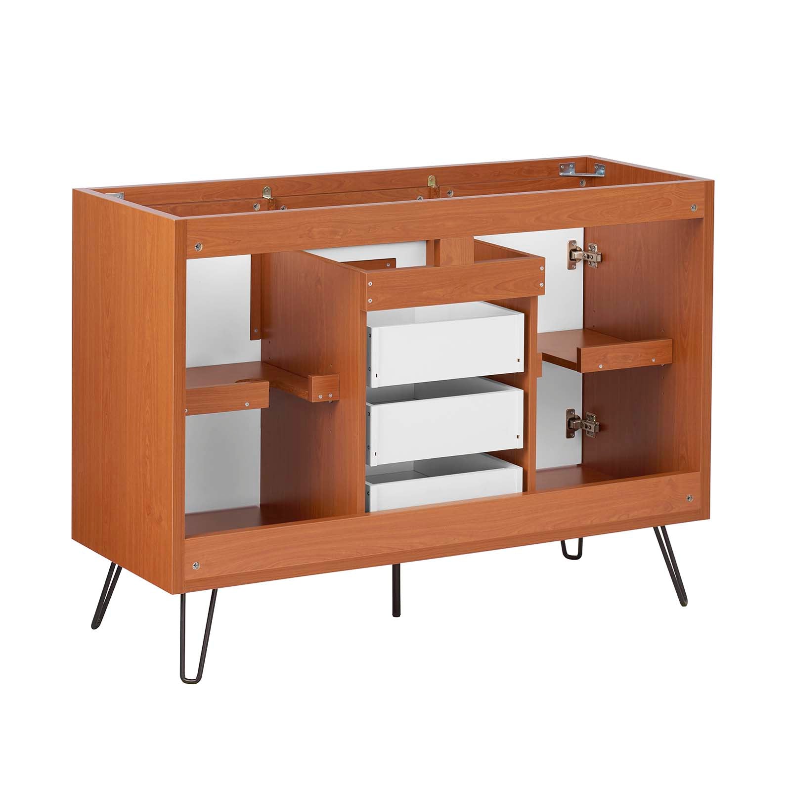 Modway Bathroom Vanity - Energize 48" Bathroom Vanity Cabinet Cherry White