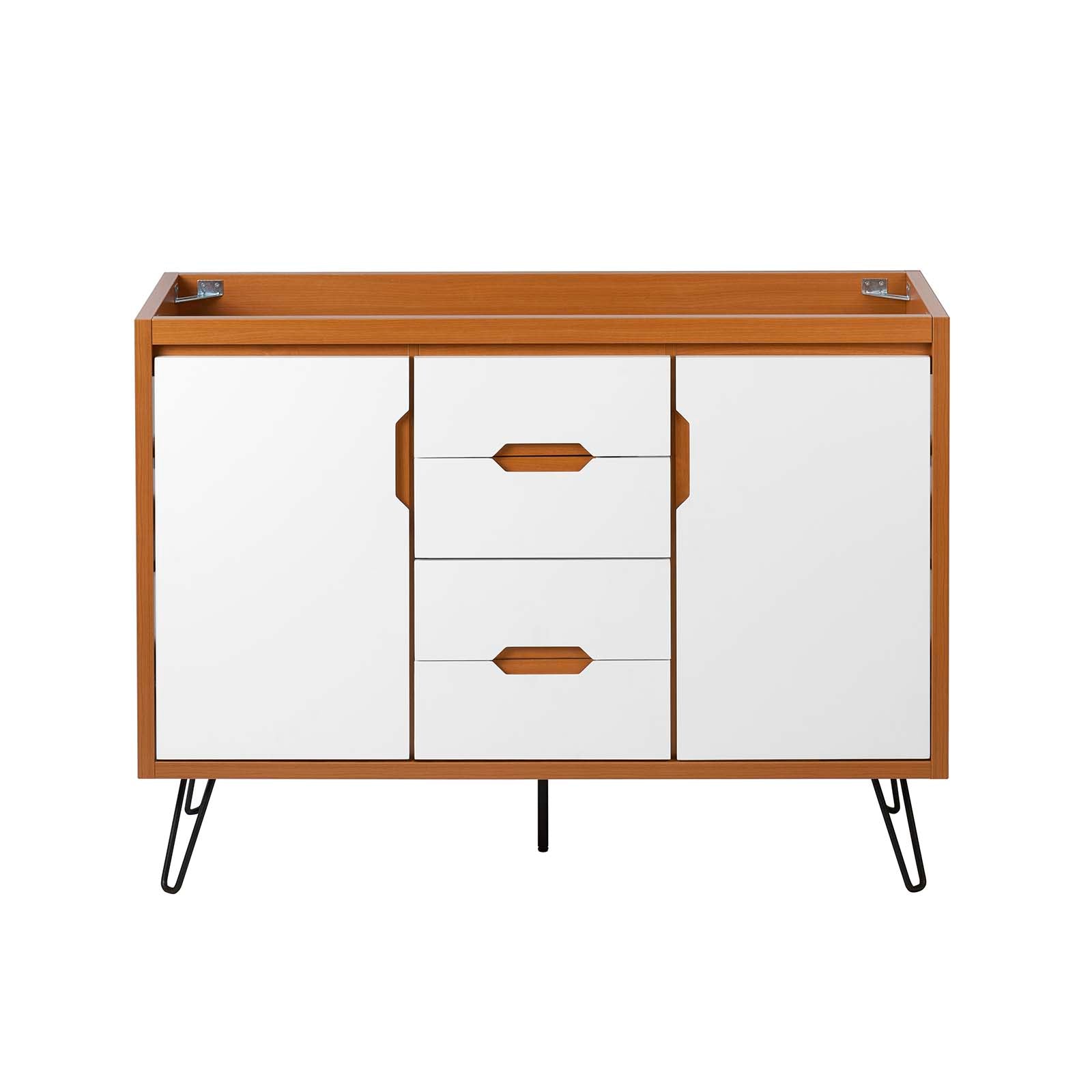 Modway Bathroom Vanity - Energize 48" Bathroom Vanity Cabinet Cherry White