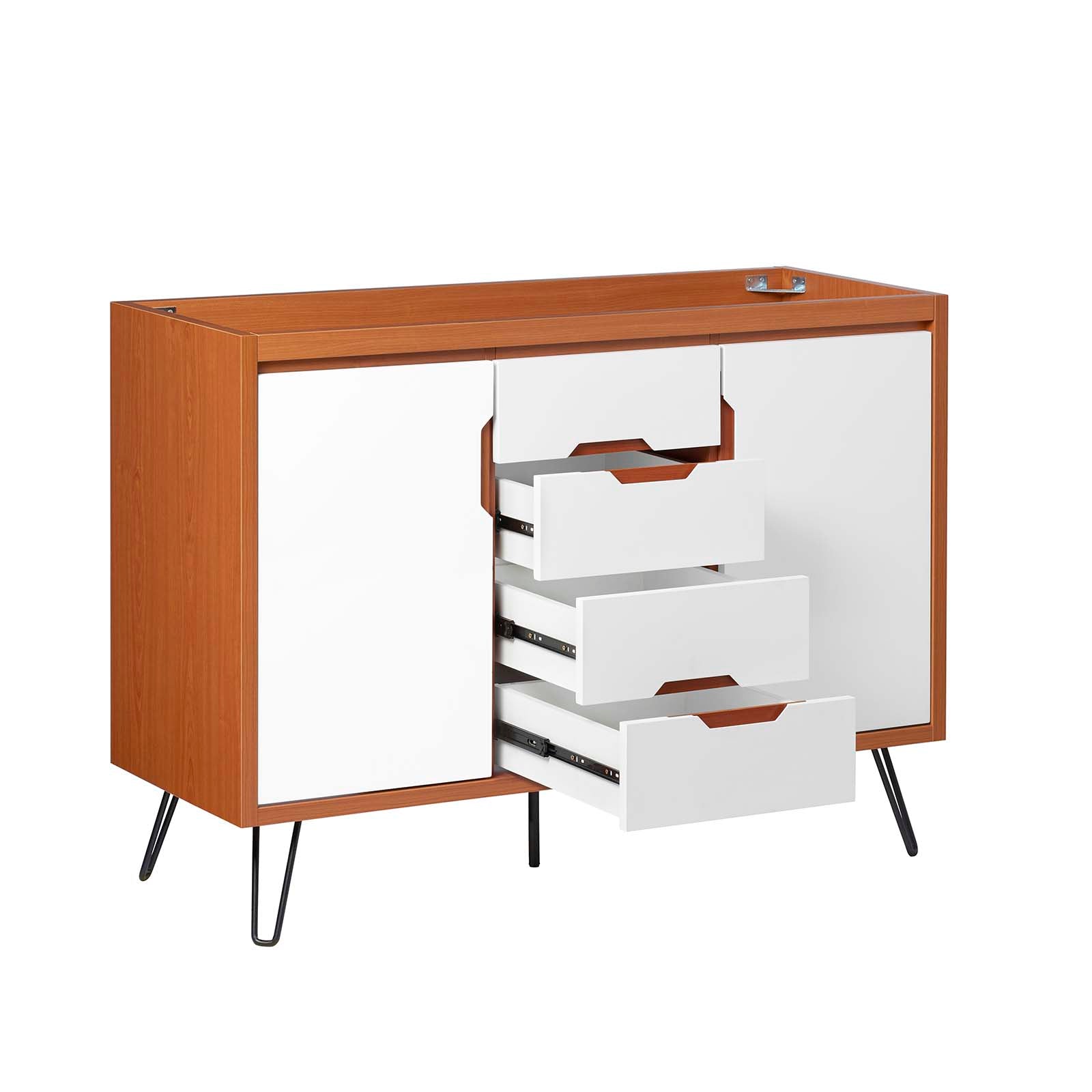 Modway Bathroom Vanity - Energize 48" Bathroom Vanity Cabinet Cherry White