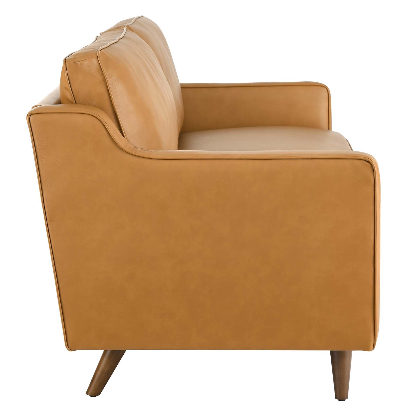 Modway Sofas & Couches - Impart Genuine Leather Sofa Tan
