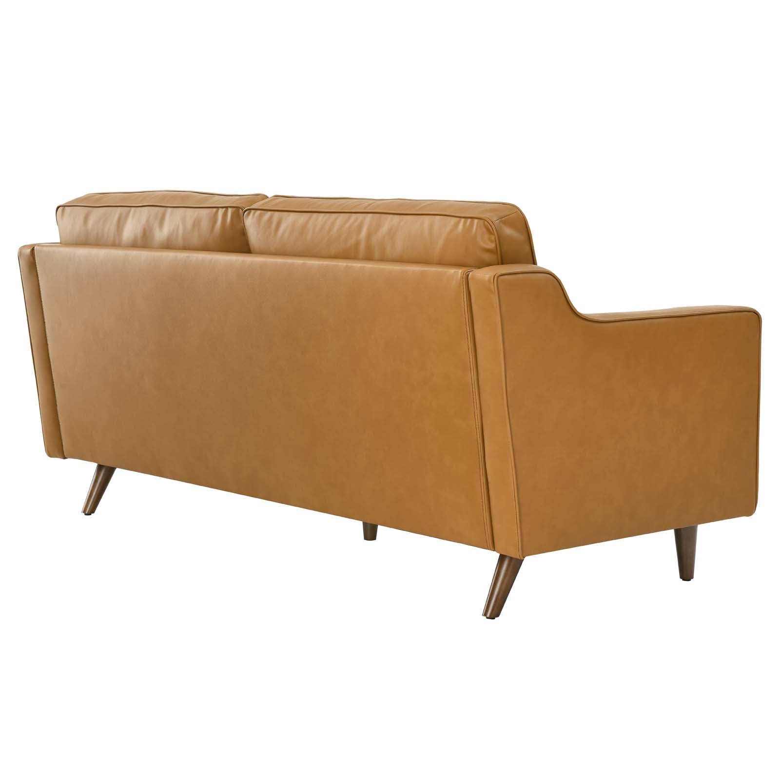 Modway Sofas & Couches - Impart Genuine Leather Sofa Tan