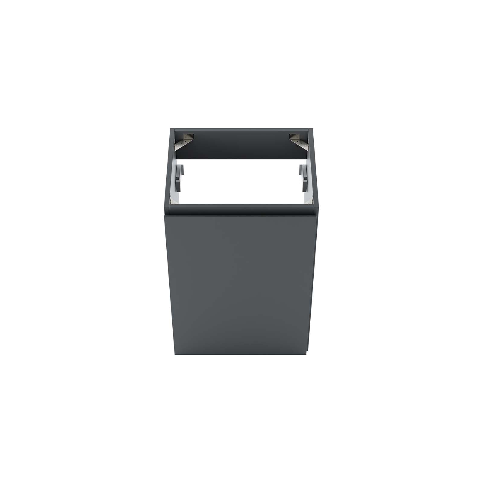 Modway Bathroom Vanity - Vitality 18" Wall-Mount Bathroom Vanity Gray