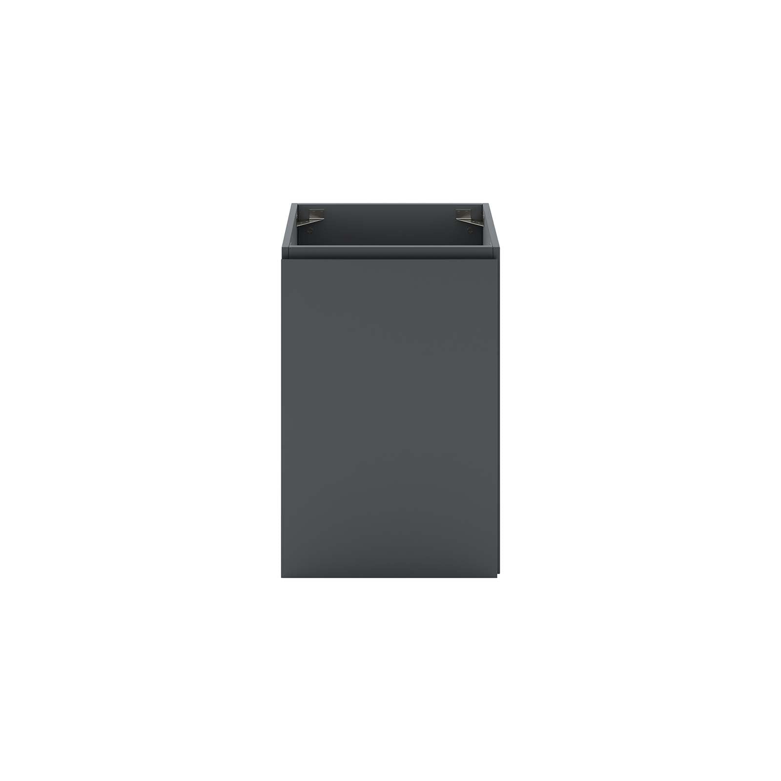 Modway Bathroom Vanity - Vitality 18" Wall-Mount Bathroom Vanity Gray