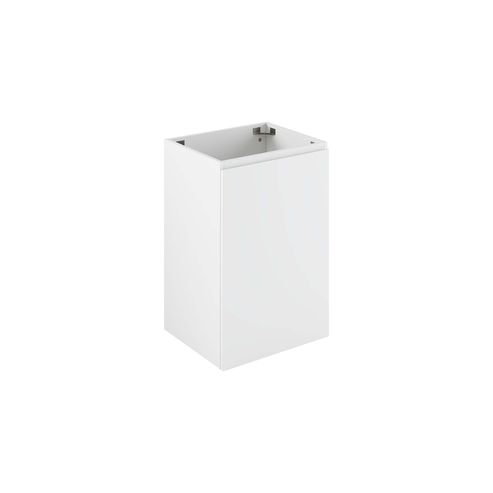 Modway Bathroom Vanity - Vitality 18" Wall-Mount Bathroom Vanity White