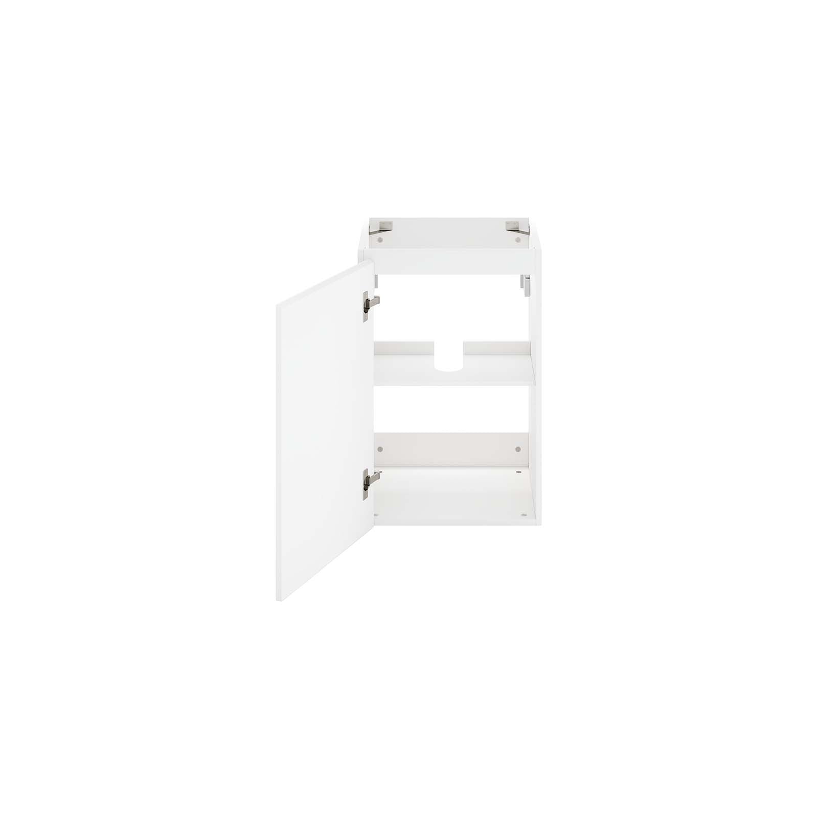 Modway Bathroom Vanity - Vitality 18" Wall-Mount Bathroom Vanity White