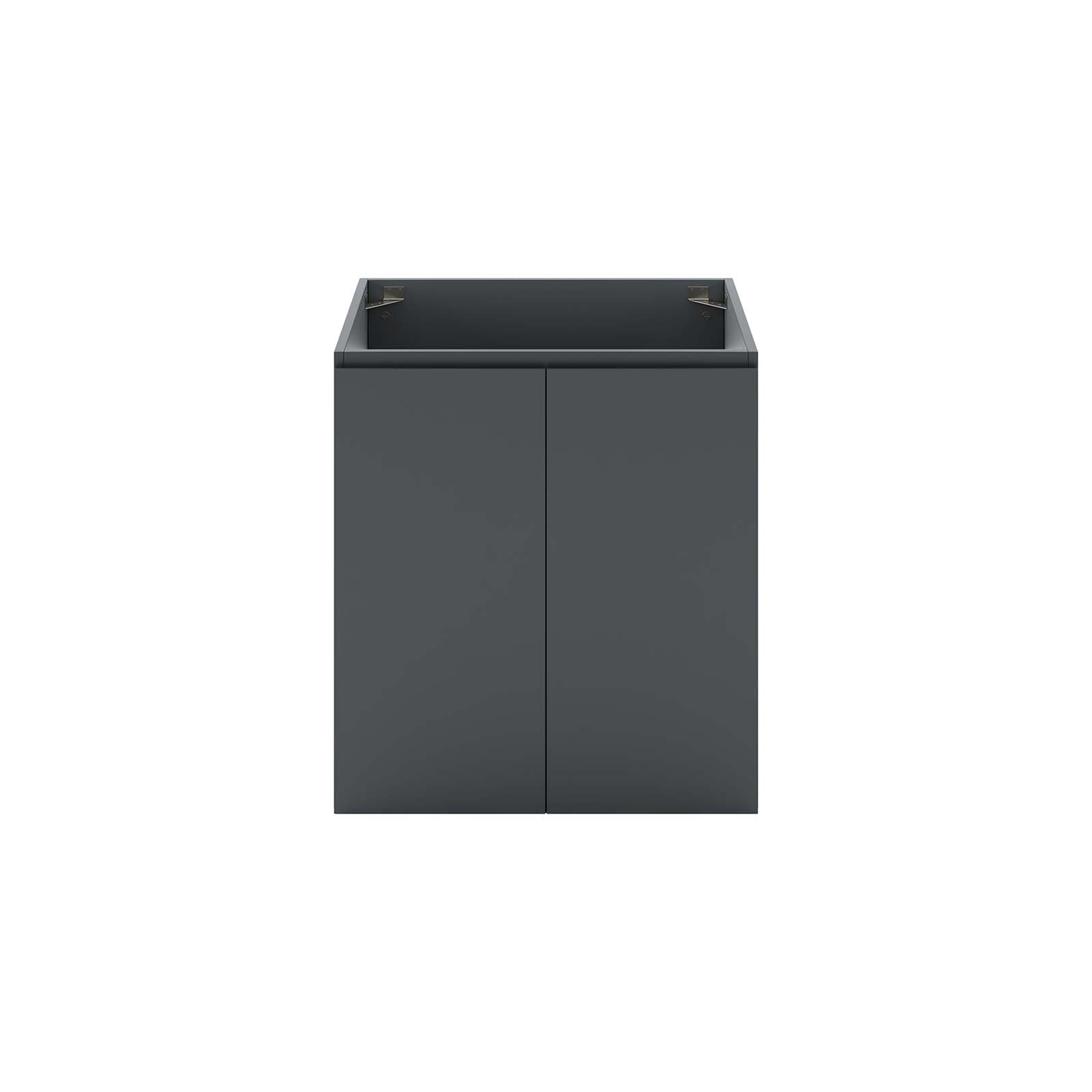 Modway Bathroom Vanity - Vitality 24" Wall-Mount Bathroom Vanity Gray