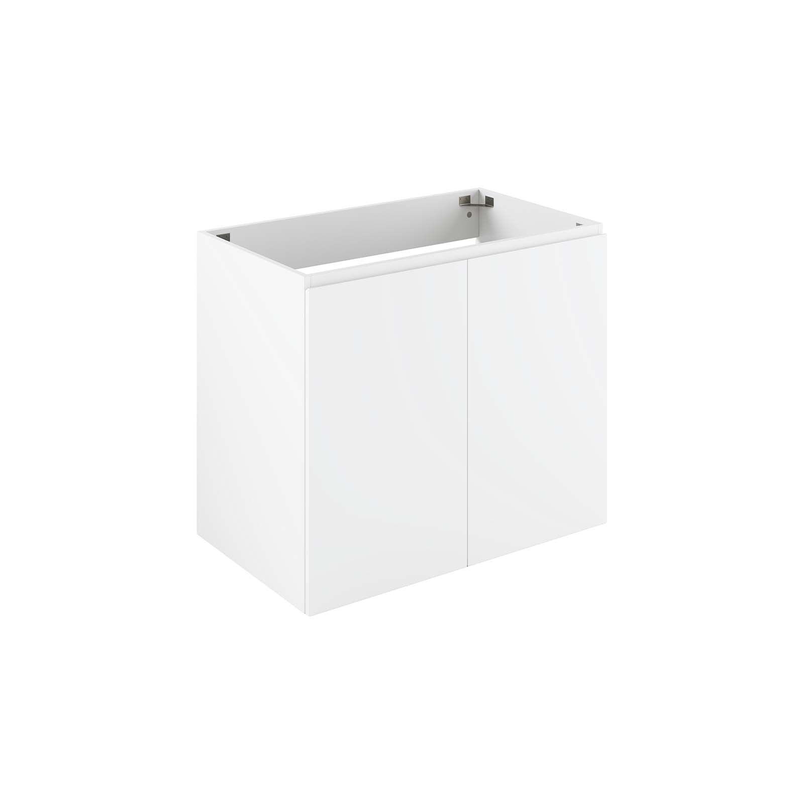 Modway Bathroom Vanity - Vitality 30" Wall-Mount Bathroom Vanity White