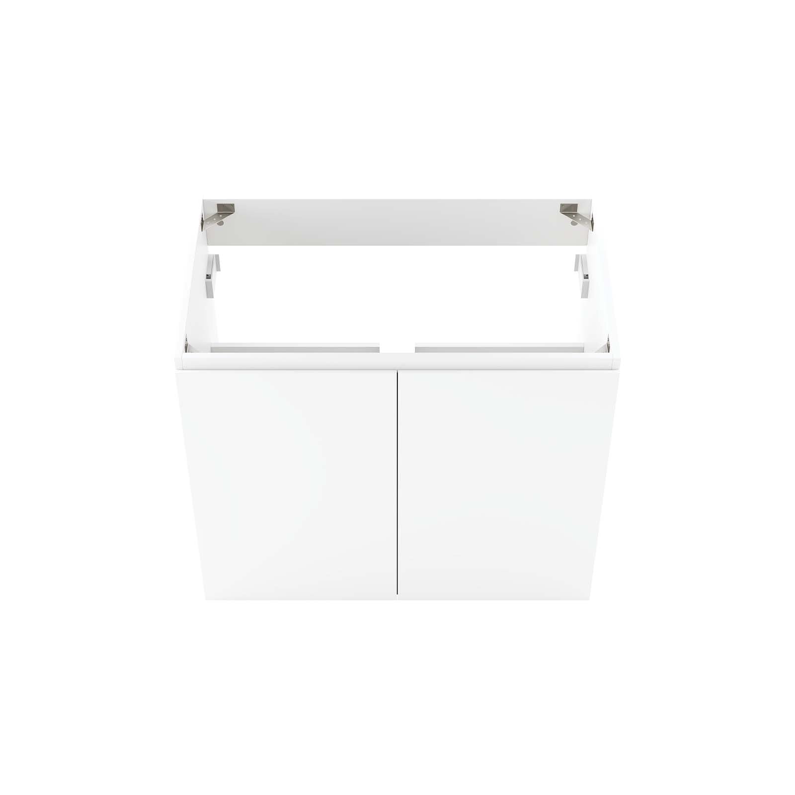 Modway Bathroom Vanity - Vitality 30" Wall-Mount Bathroom Vanity White