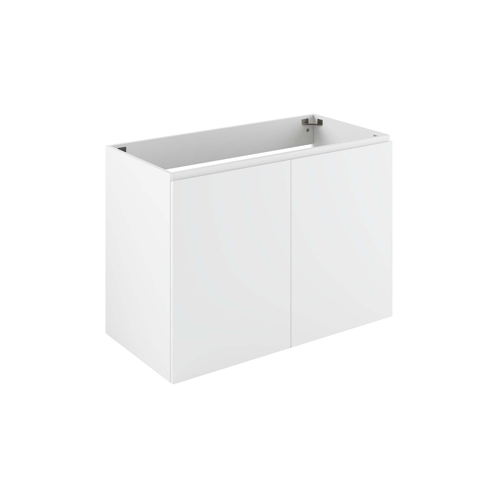 Modway Bathroom Vanity - Vitality 36" Wall-Mount Bathroom Vanity White