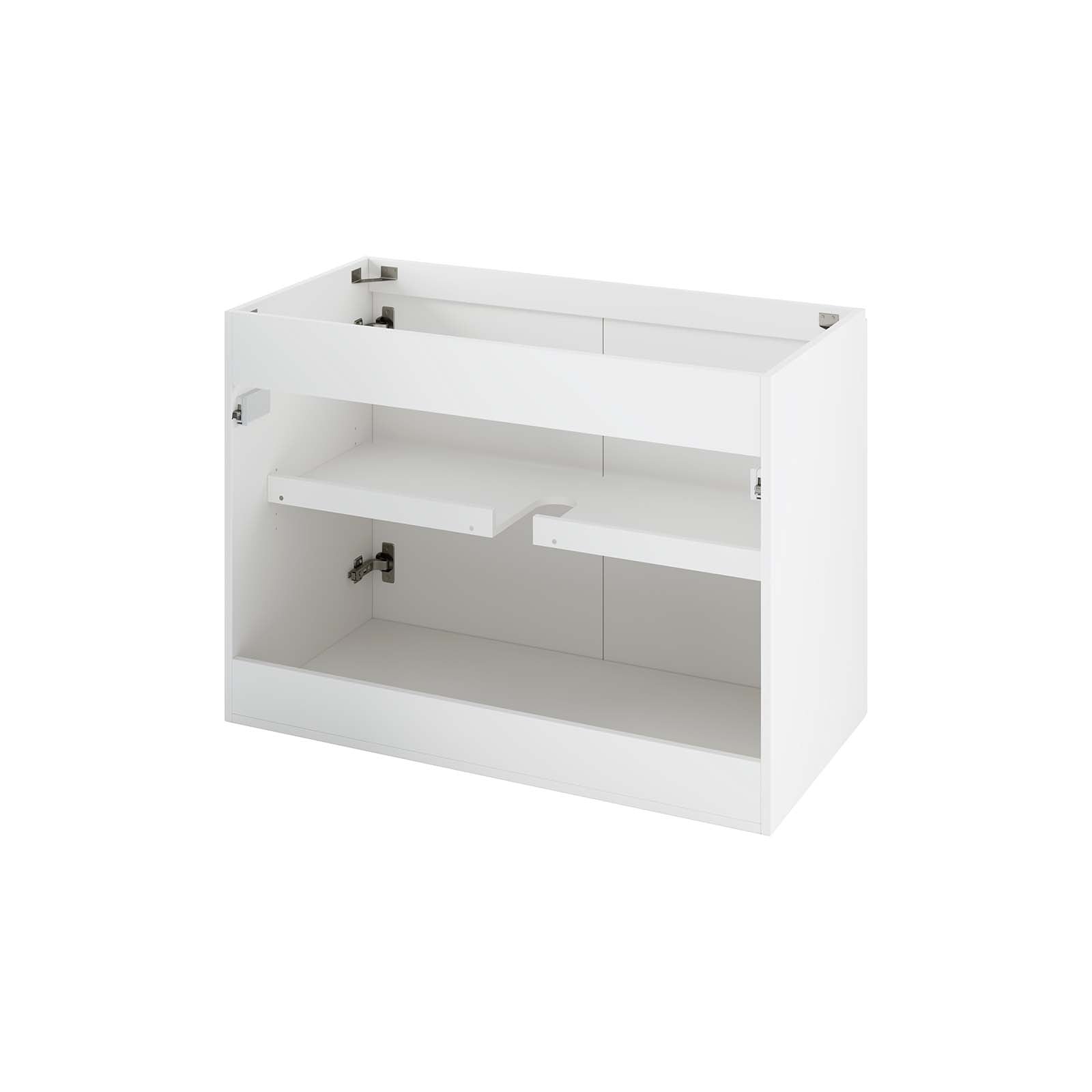 Modway Bathroom Vanity - Vitality 36" Wall-Mount Bathroom Vanity White