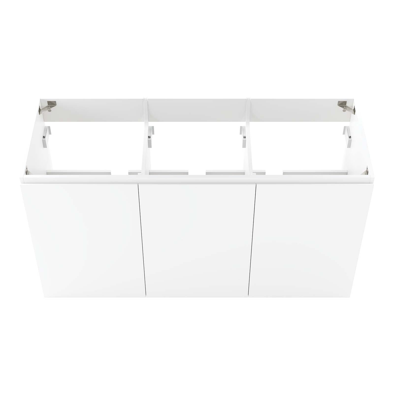 Modway Bathroom Vanity - Vitality 48" Wall-Mount Bathroom Vanity White