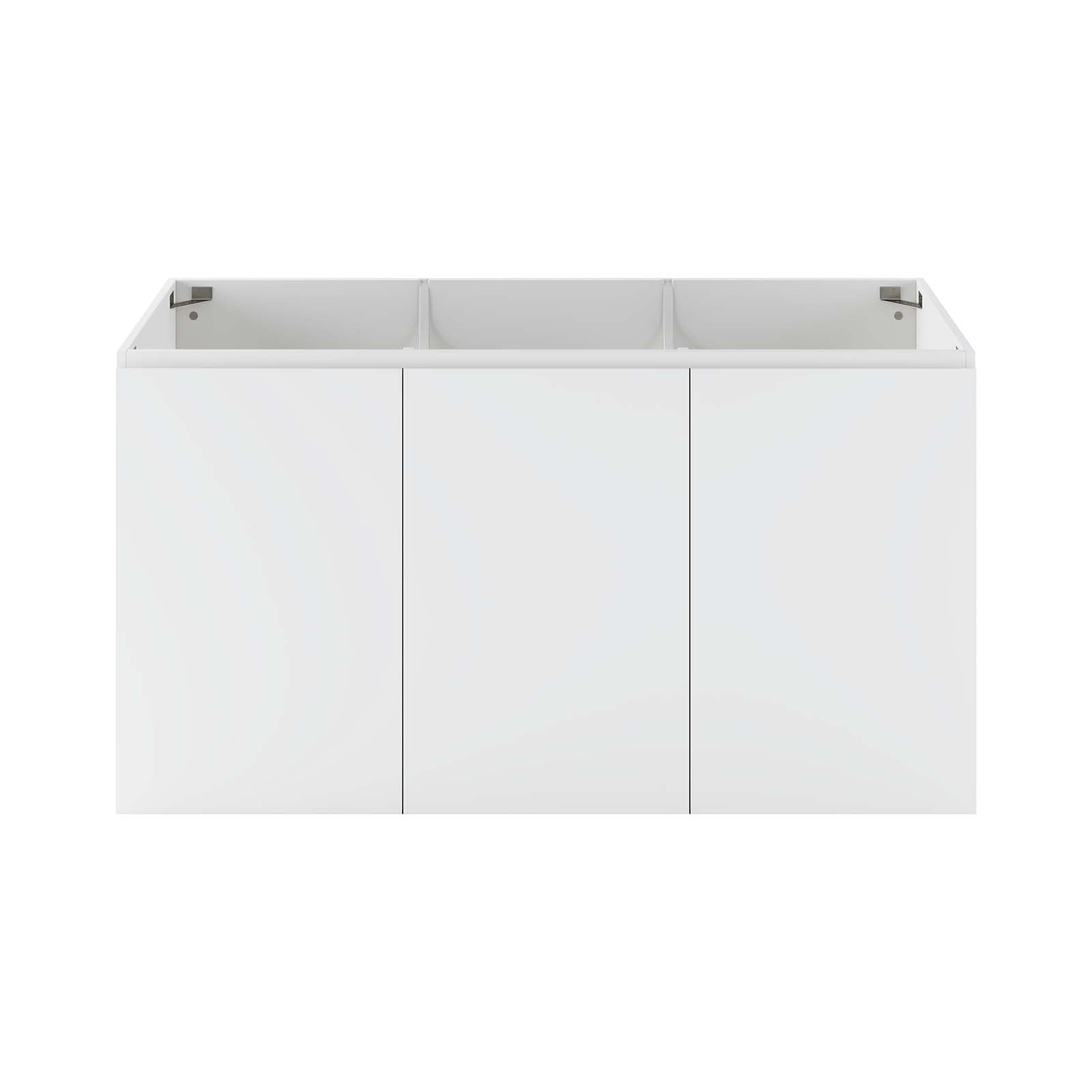 Modway Bathroom Vanity - Vitality 48" Wall-Mount Bathroom Vanity White