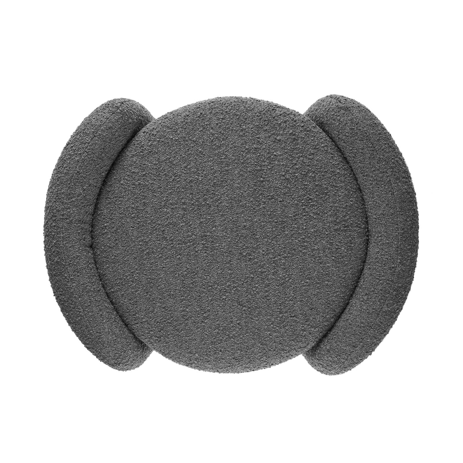 Modway Ottomans & Stools - Nebula Boucle Upholstered Ottoman Charcoal