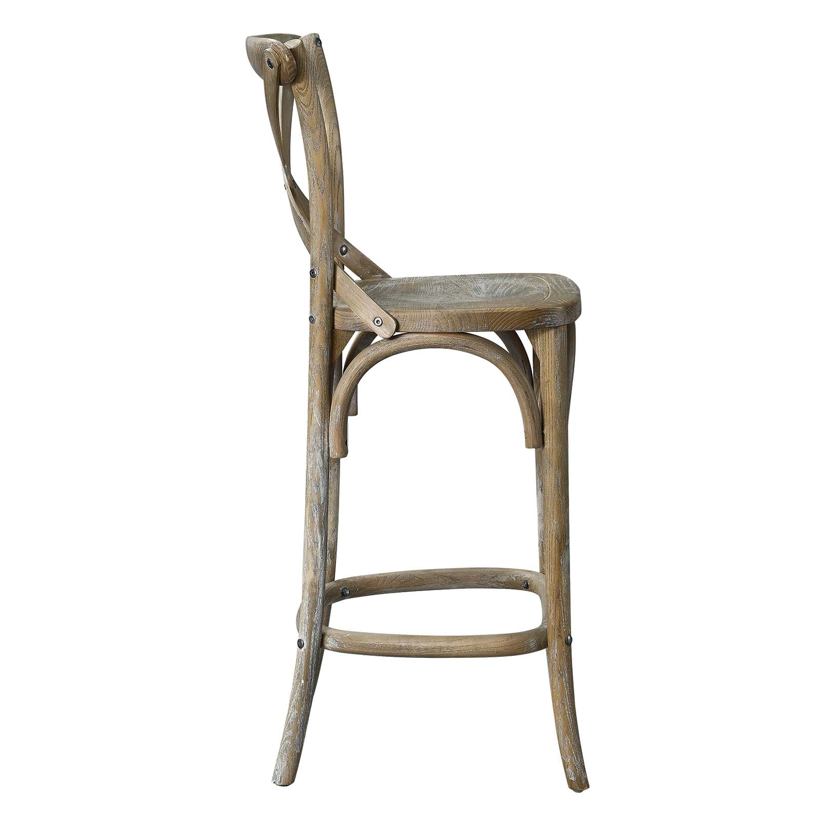 Modway Barstools - Gear Counter Stool Gray EEI-5562-GRY