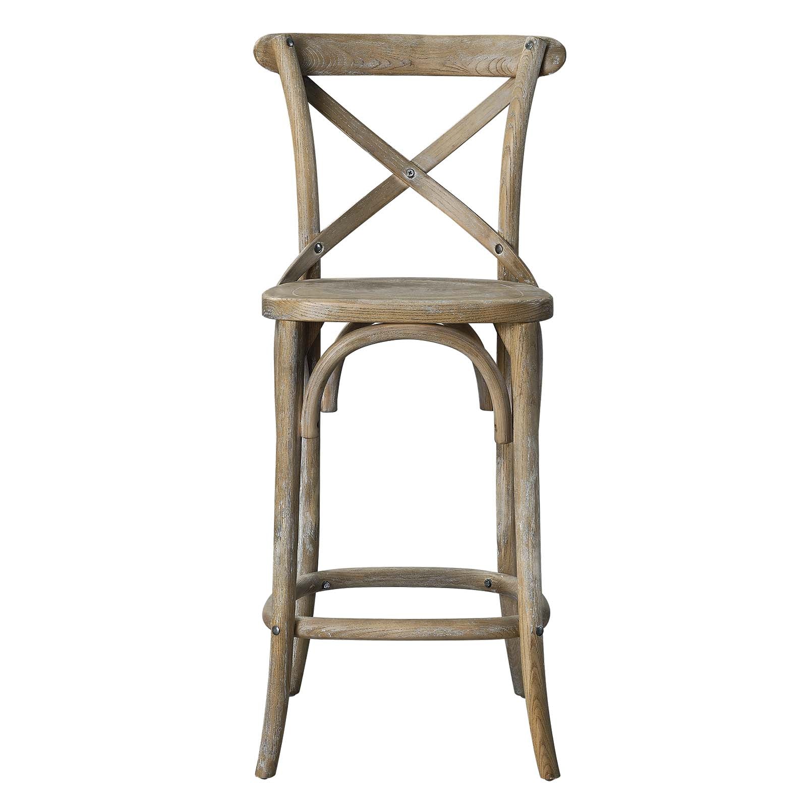 Modway Barstools - Gear Counter Stool Gray EEI-5562-GRY