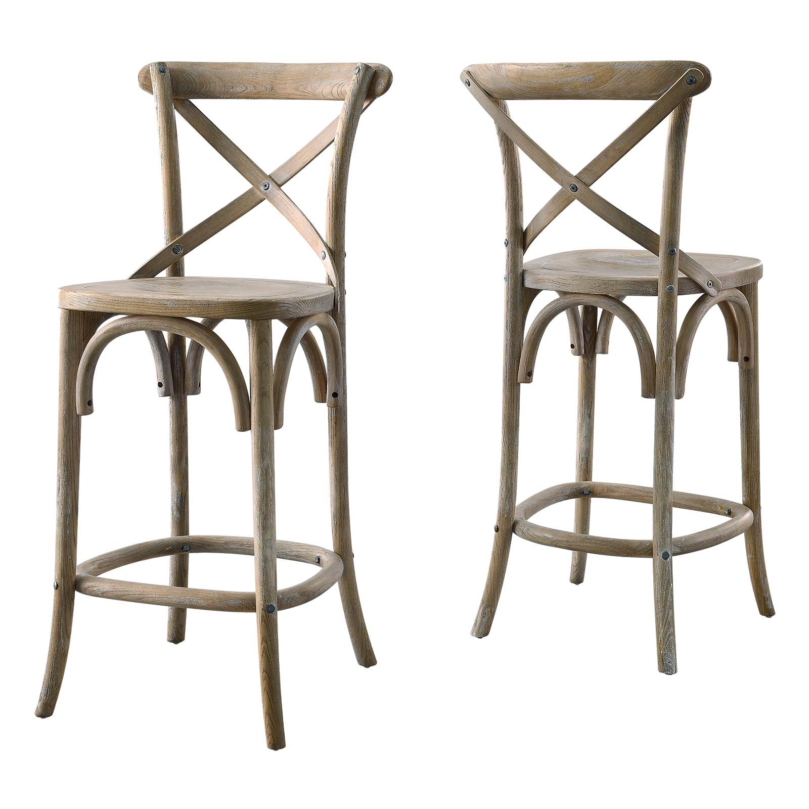 Modway Barstools - Gear Counter Stool Gray EEI-5562-GRY