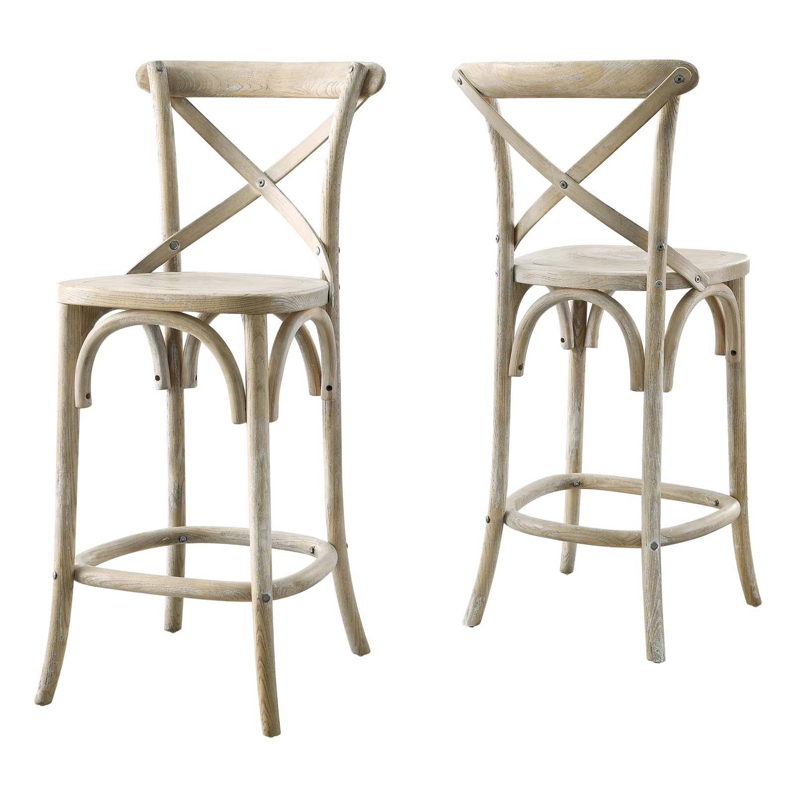 Modway Barstools - Gear Counter Stool Gray EEI-5562-GRY