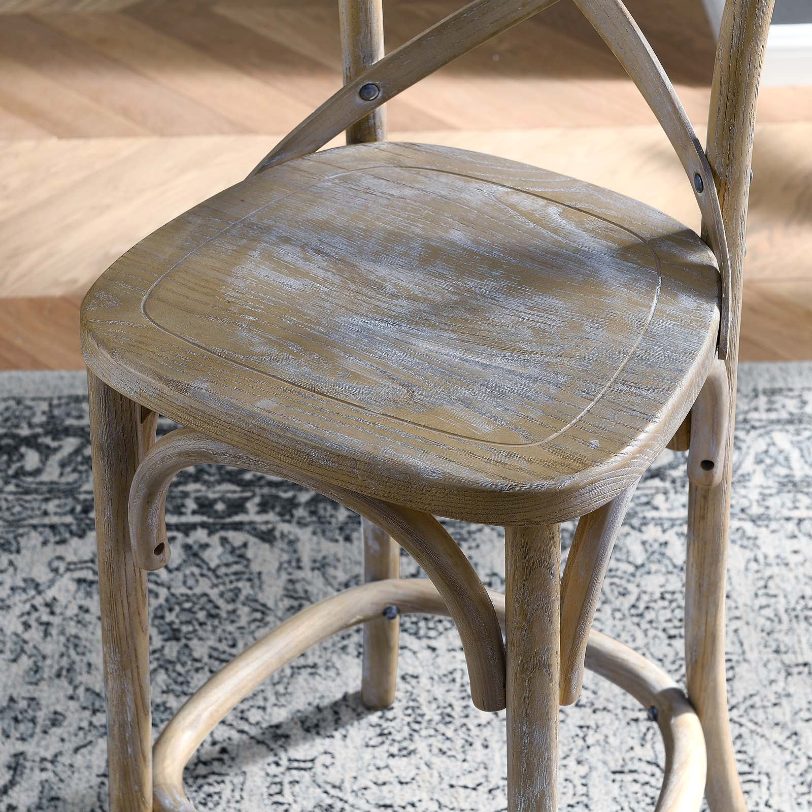 Modway Barstools - Gear Counter Stool Gray EEI-5562-GRY