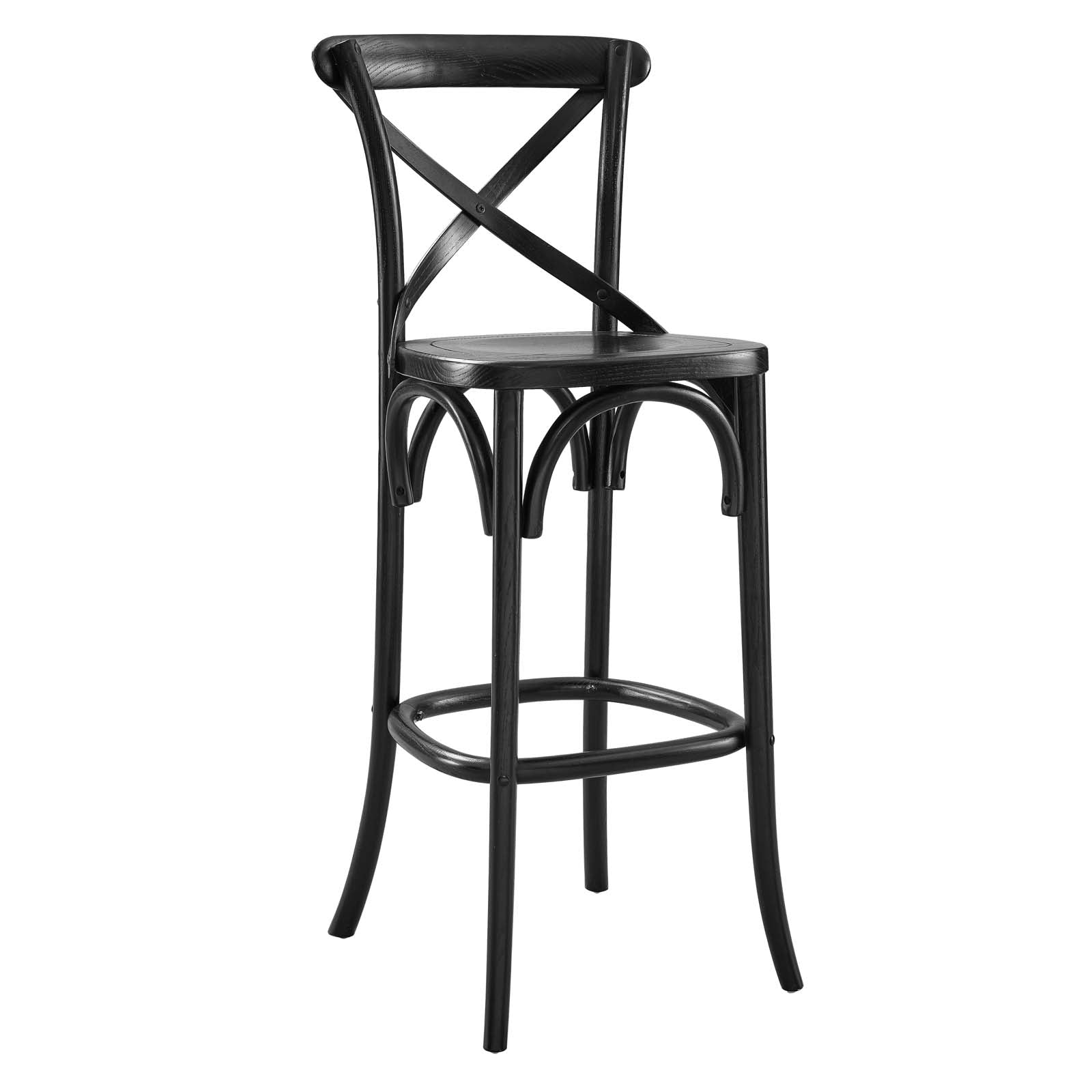 Modway Barstools - Gear Bar Stool Black EEI-5563-BLK