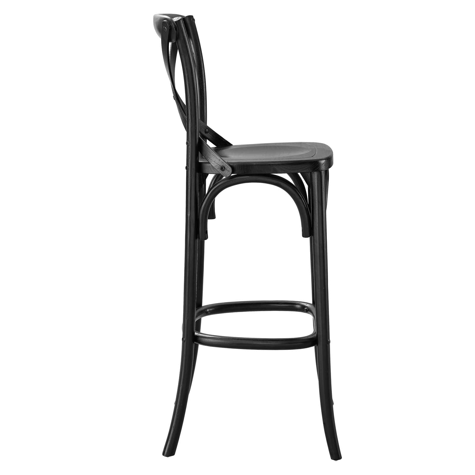 Modway Barstools - Gear Bar Stool Black EEI-5563-BLK