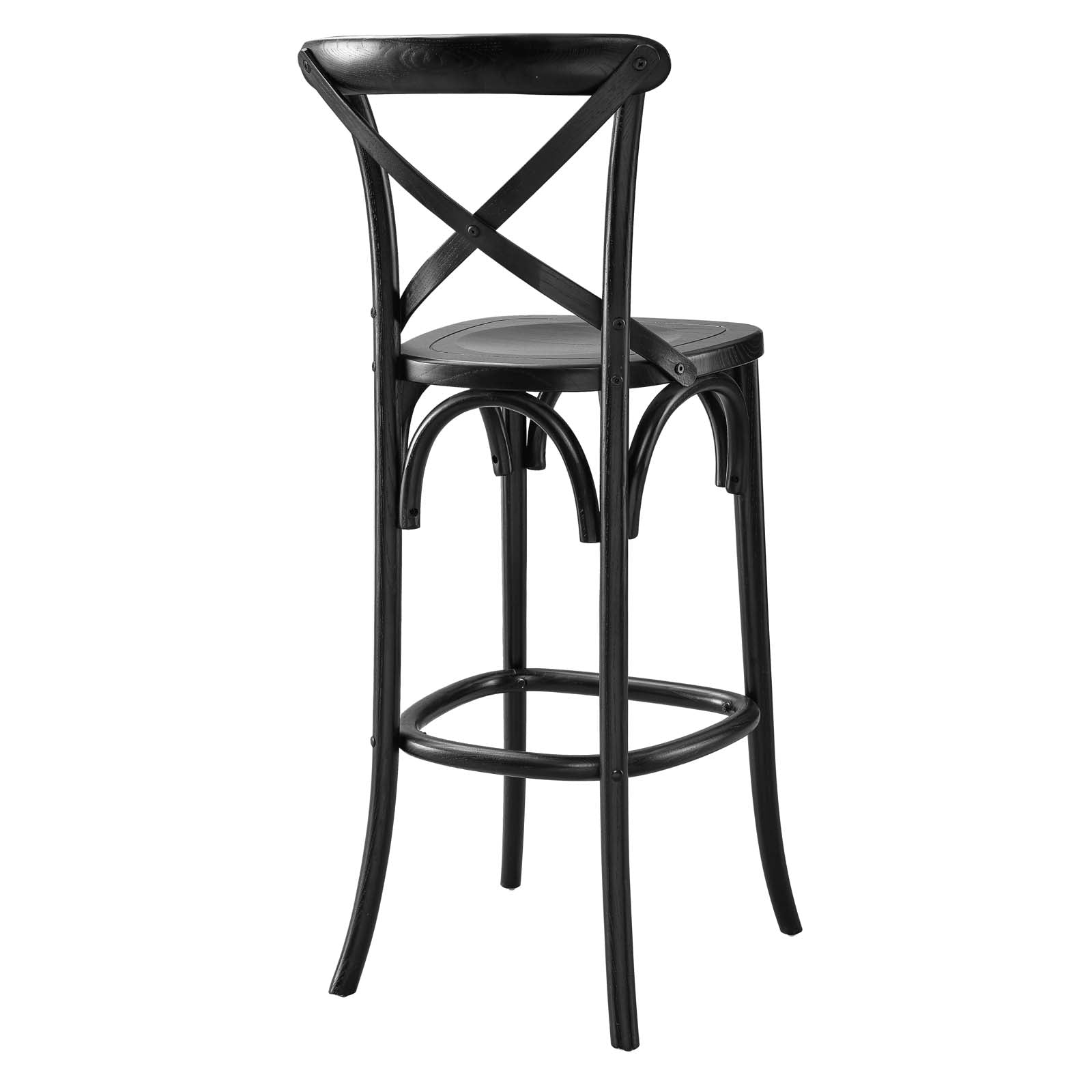 Modway Barstools - Gear Bar Stool Black EEI-5563-BLK
