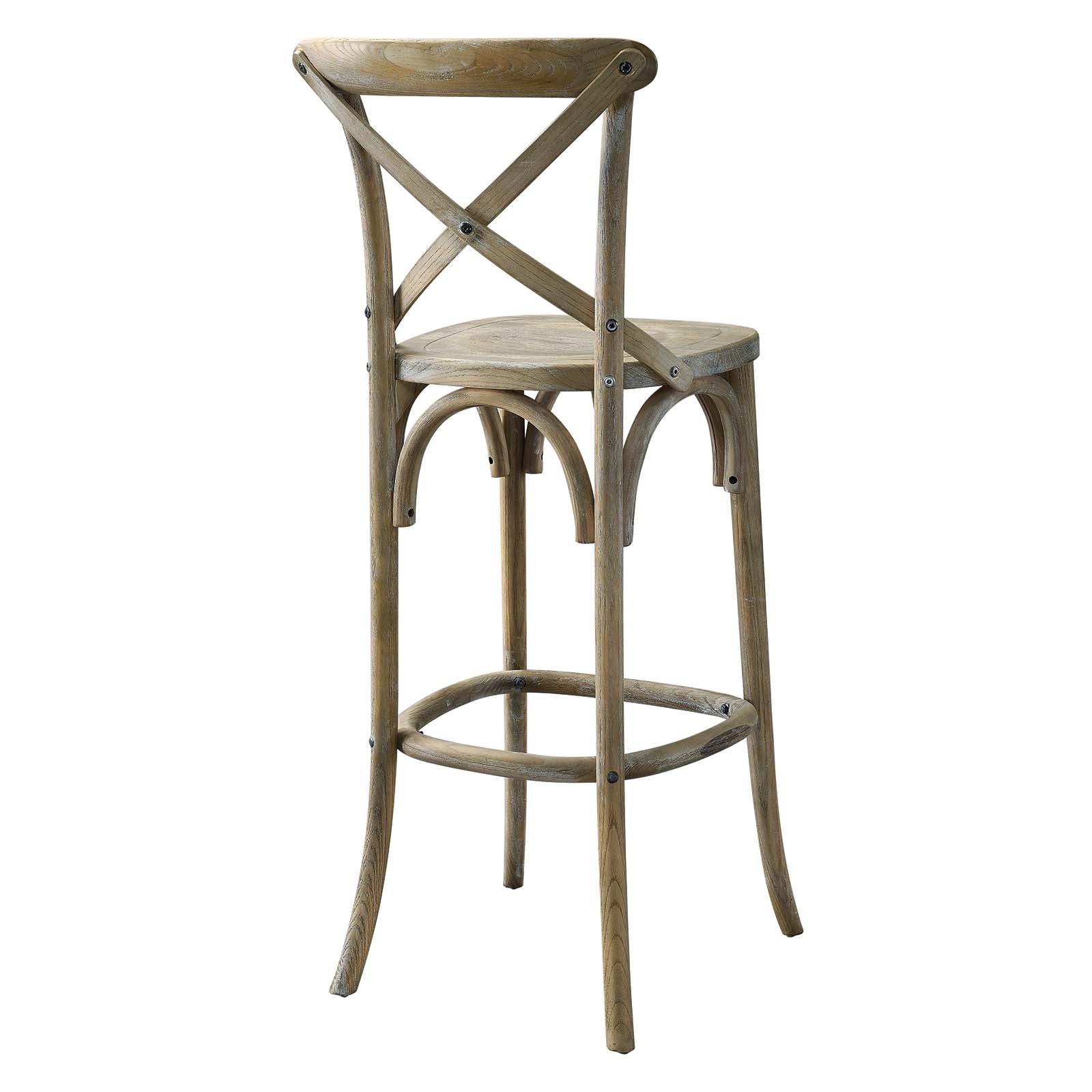Modway Barstools - Gear Bar Stool Gray EEI-5563-GRY