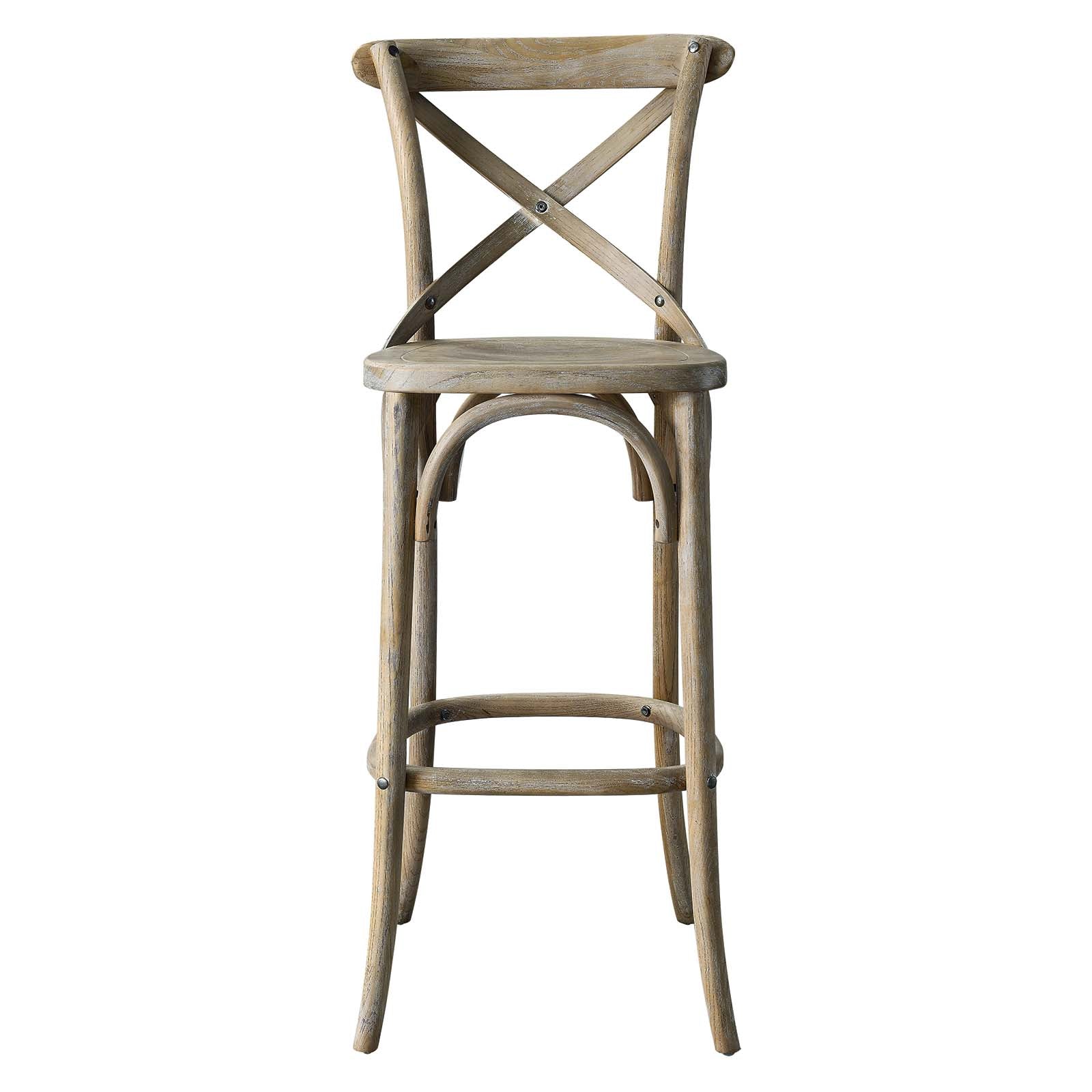 Modway Barstools - Gear Bar Stool Gray EEI-5563-GRY