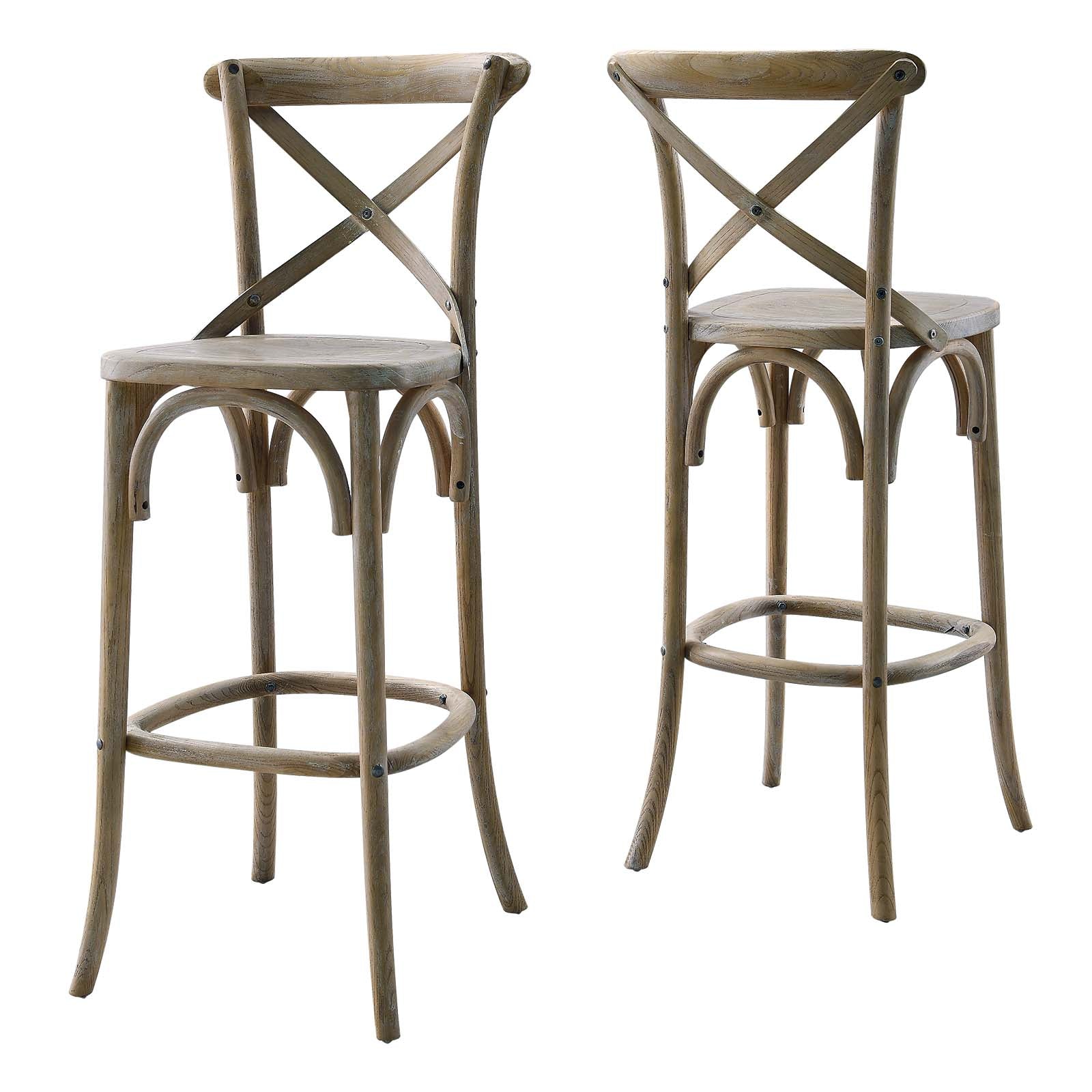 Modway Barstools - Gear Bar Stool Gray EEI-5563-GRY