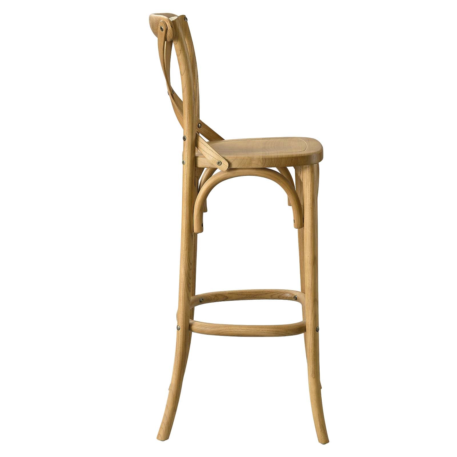 Modway Barstools - Gear Bar Stool Natural