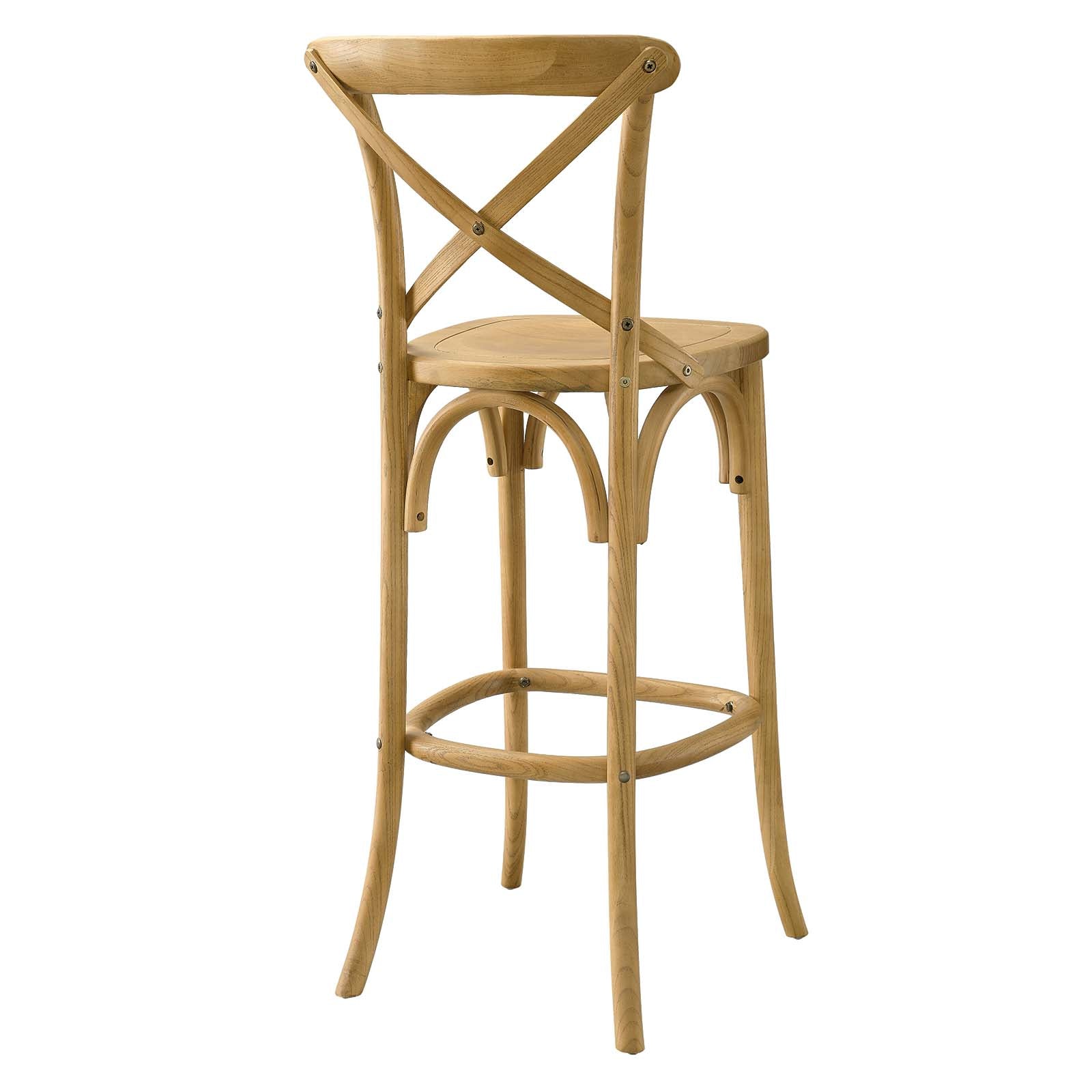 Modway Barstools - Gear Bar Stool Natural