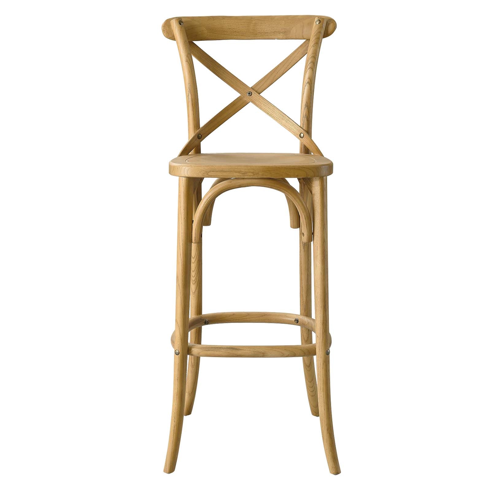 Modway Barstools - Gear Bar Stool Natural