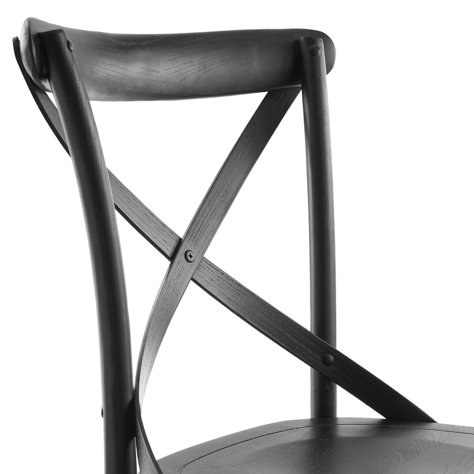 Modway Dining Chairs - Gear-Dining-Side-Chair-Black