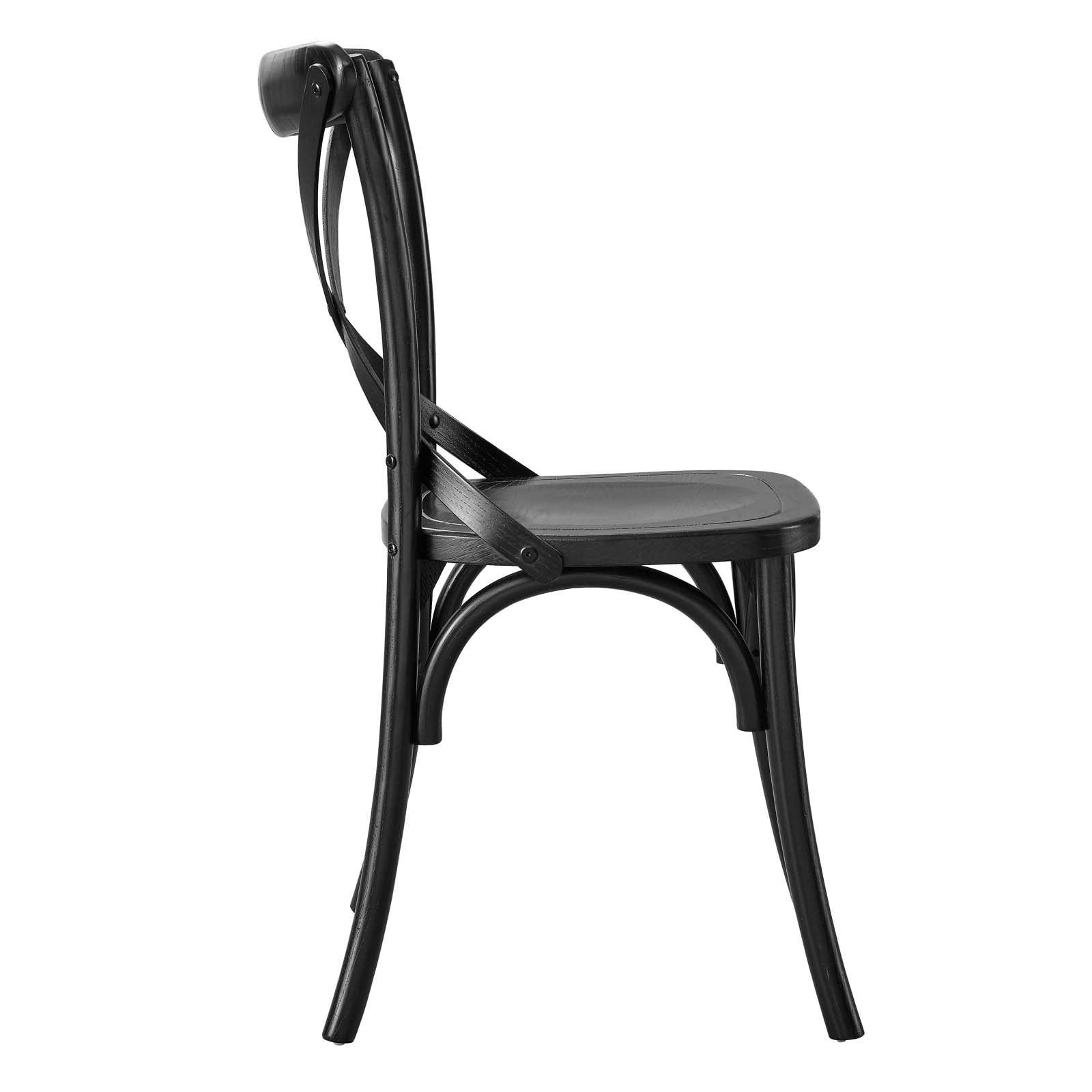 Modway Dining Chairs - Gear-Dining-Side-Chair-Black