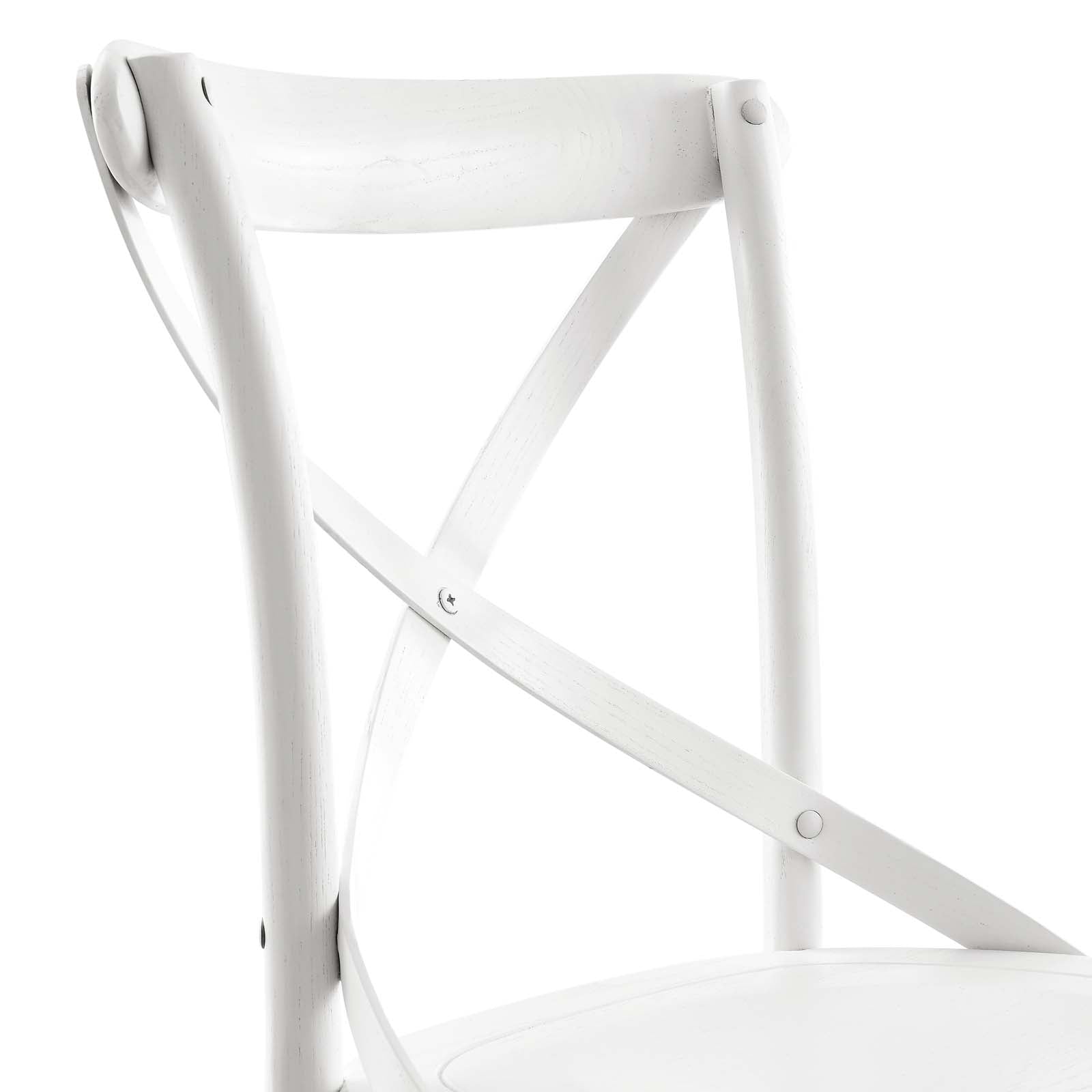 Modway Dining Chairs - Gear-Dining-Side-Chair-White