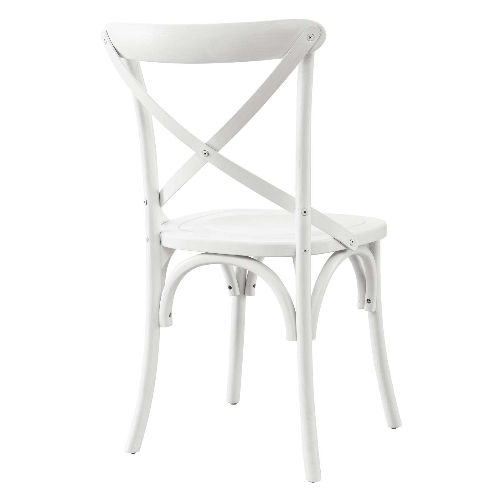 Modway Dining Chairs - Gear-Dining-Side-Chair-White