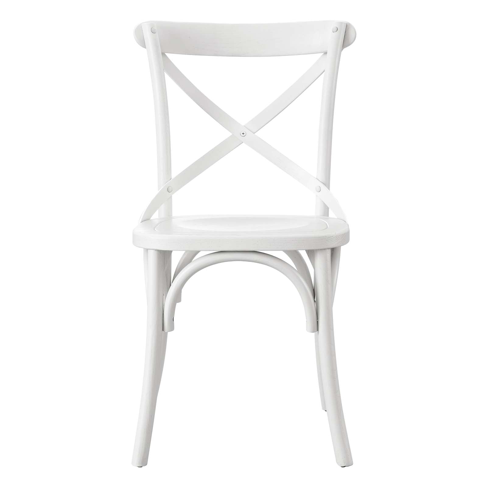 Modway Dining Chairs - Gear-Dining-Side-Chair-White